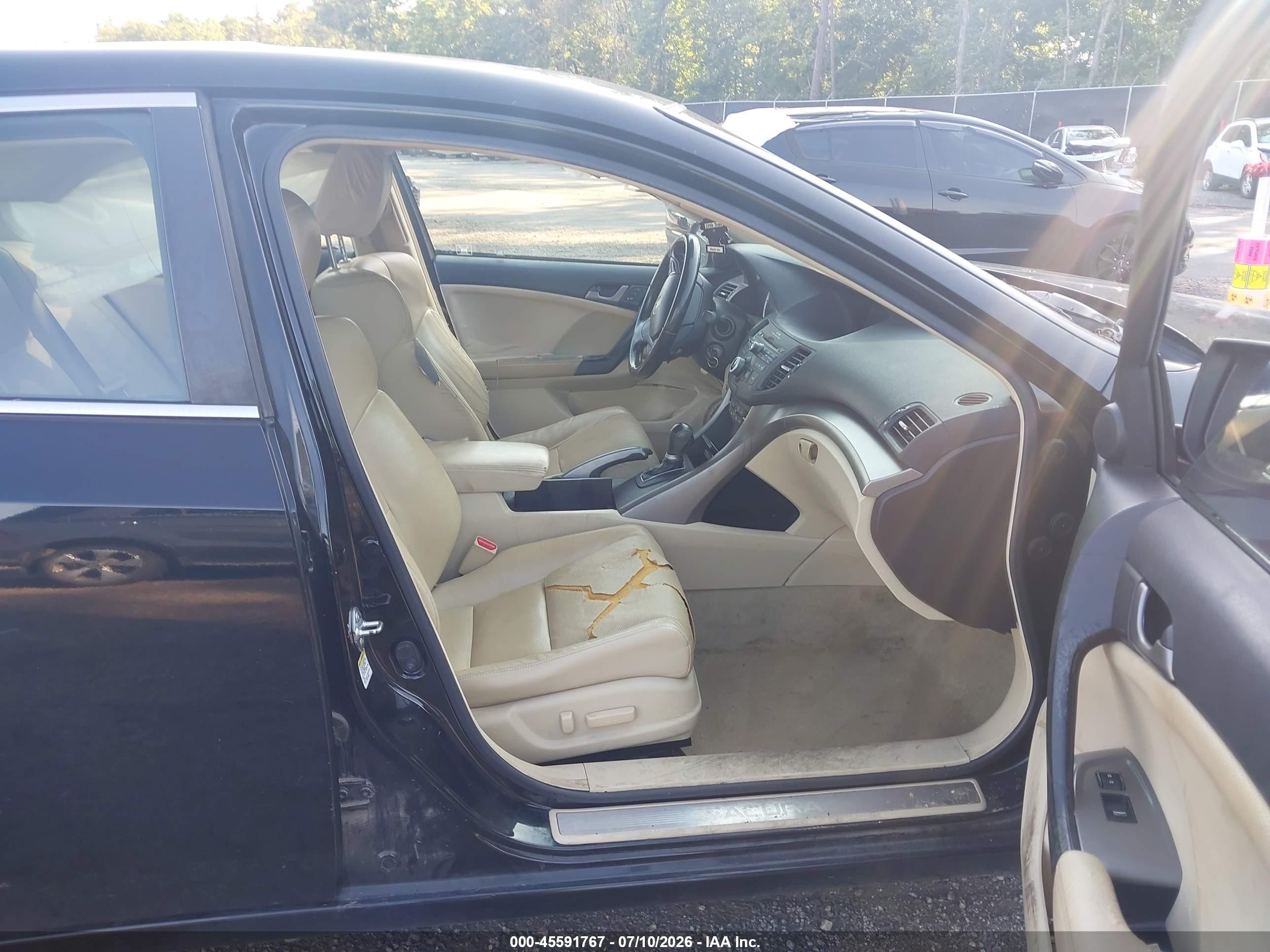 2010 Acura Tsx 3.5 Black vin: JH4CU4F49AC003643