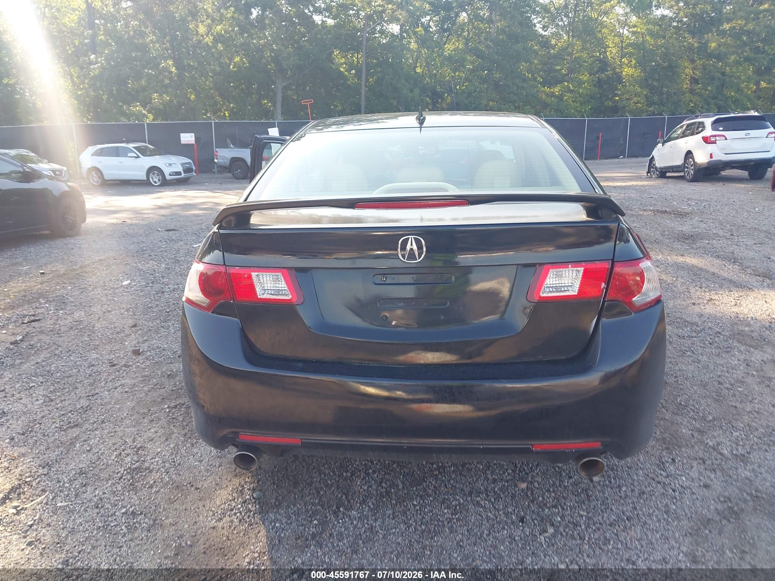 2010 Acura Tsx 3.5 Black vin: JH4CU4F49AC003643