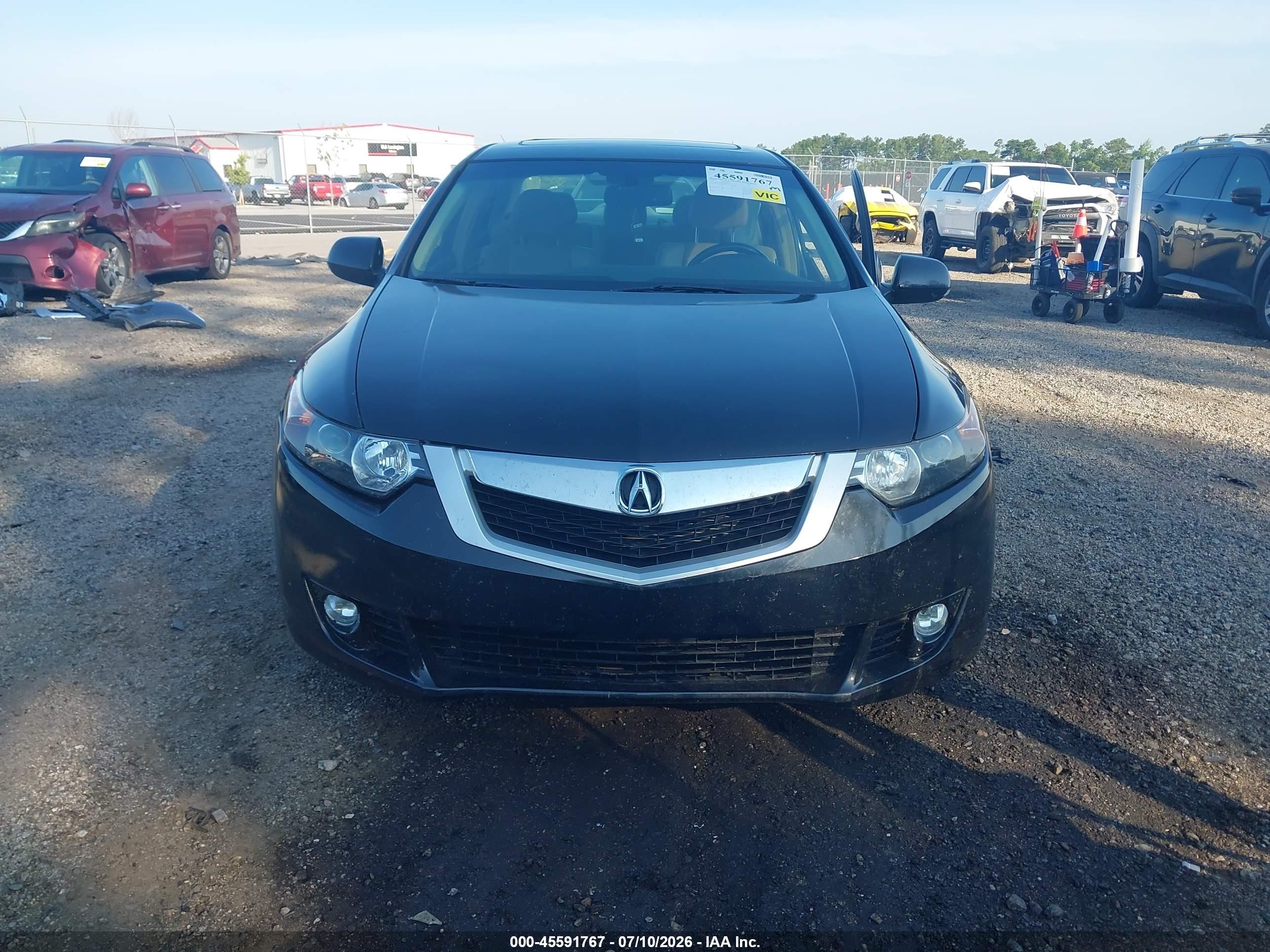 2010 Acura Tsx 3.5 Black vin: JH4CU4F49AC003643