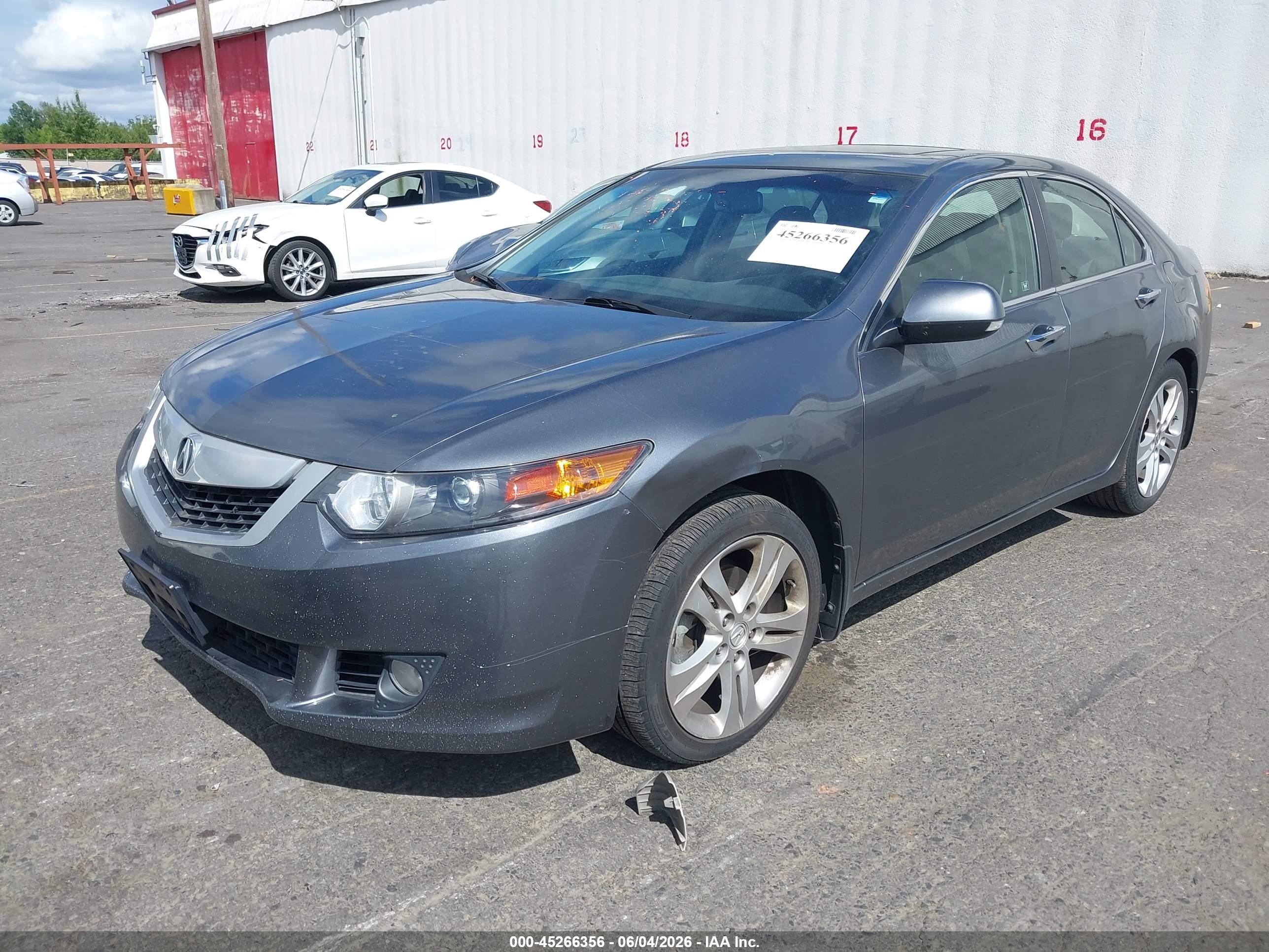 2010 Acura Tsx 3.5 Gray vin: JH4CU4F64AC002966