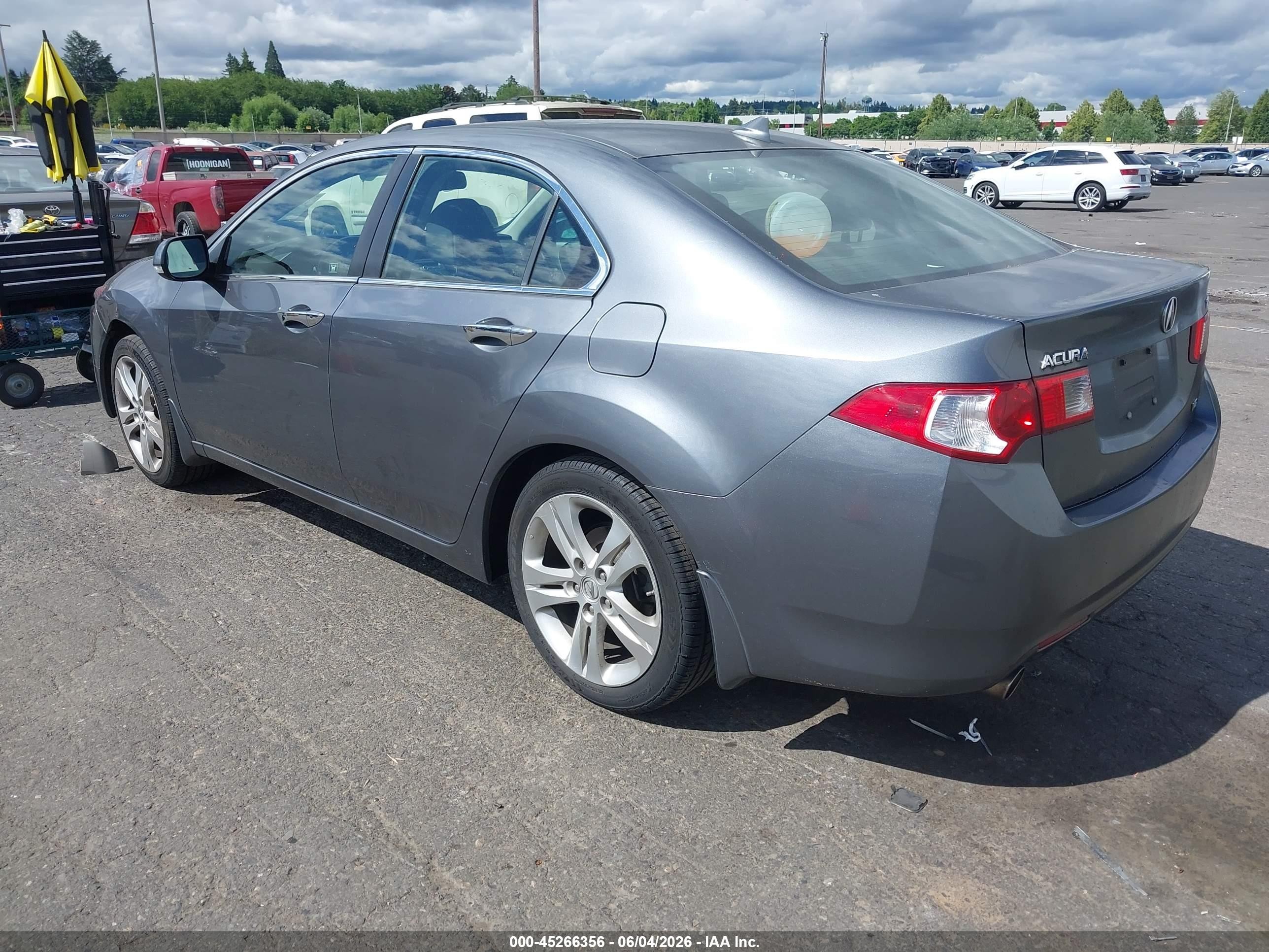 2010 Acura Tsx 3.5 Gray vin: JH4CU4F64AC002966