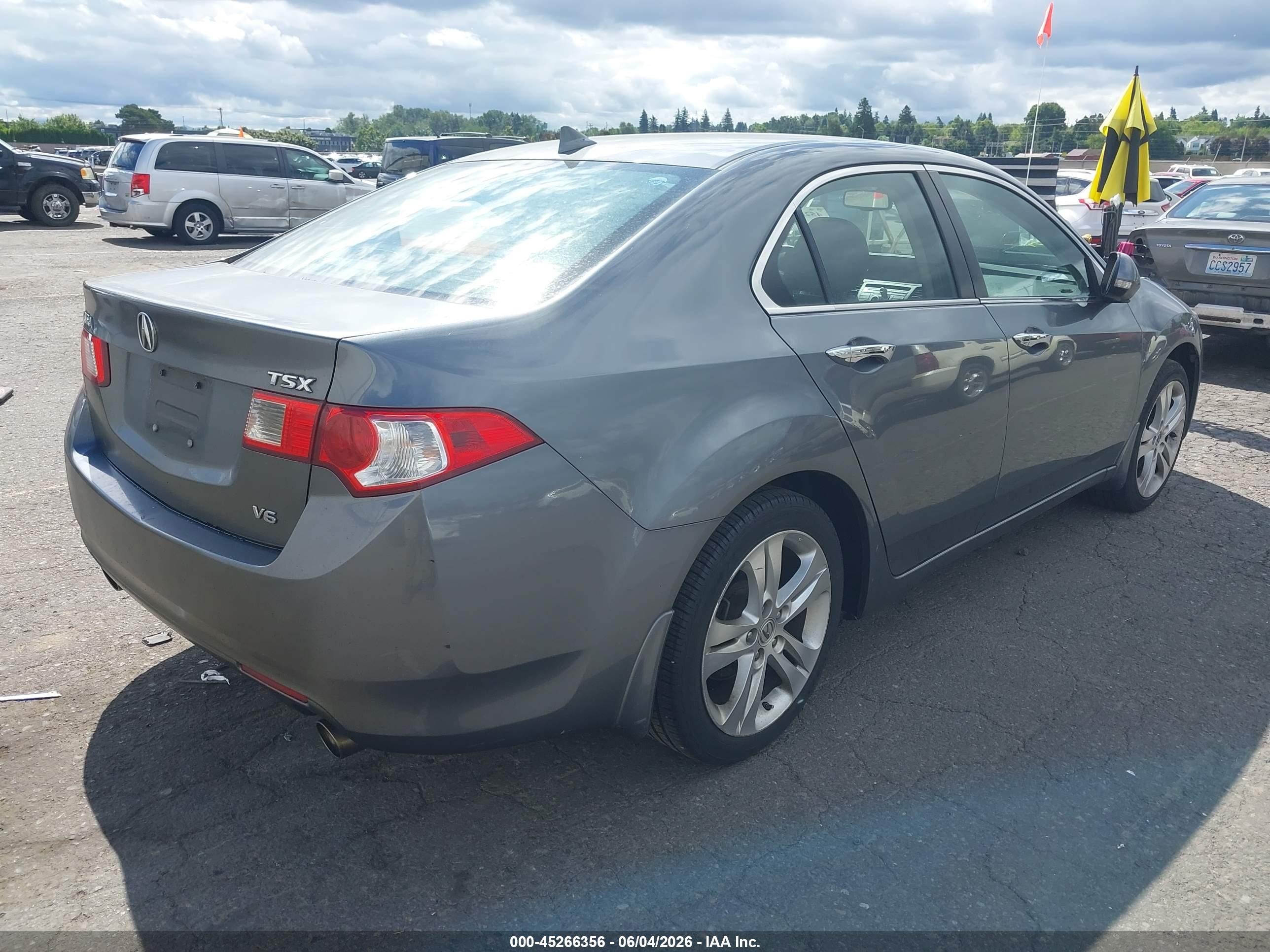 2010 Acura Tsx 3.5 Gray vin: JH4CU4F64AC002966