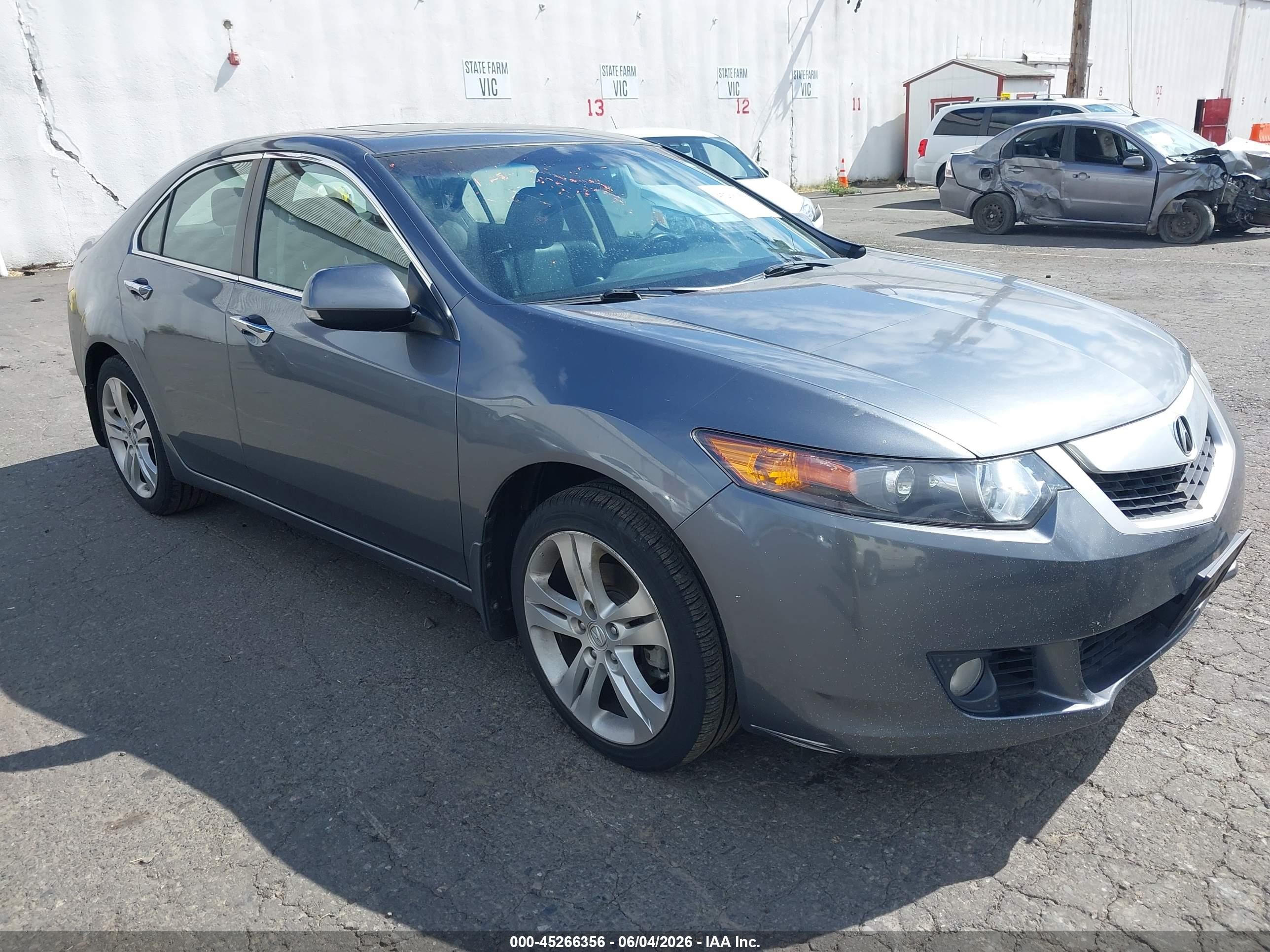2010 Acura Tsx 3.5 Gray vin: JH4CU4F64AC002966