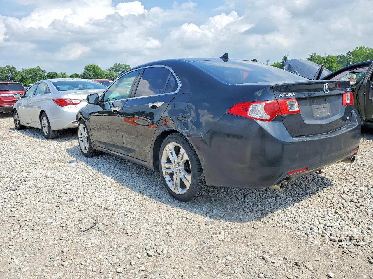 2010 Acura Tsx Black vin: JH4CU4F65AC002040