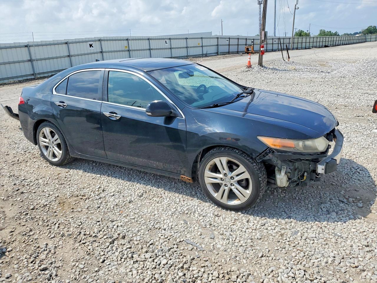 2010 Acura Tsx Black vin: JH4CU4F65AC002040