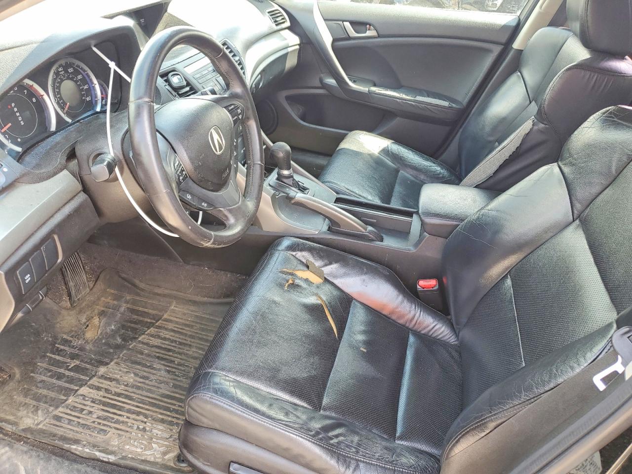 2010 Acura Tsx Black vin: JH4CU4F65AC002040