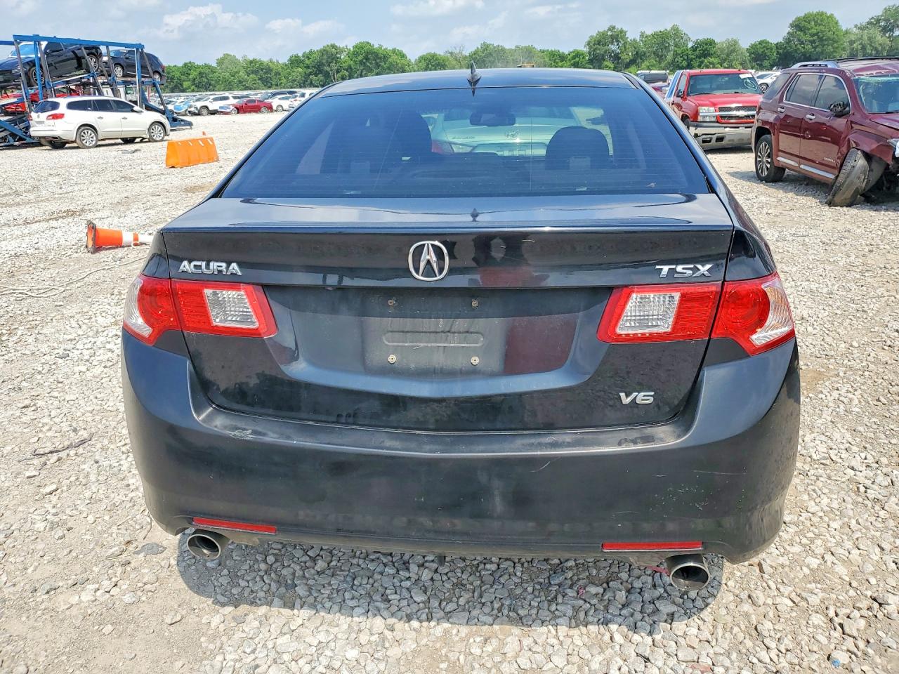 2010 Acura Tsx Black vin: JH4CU4F65AC002040