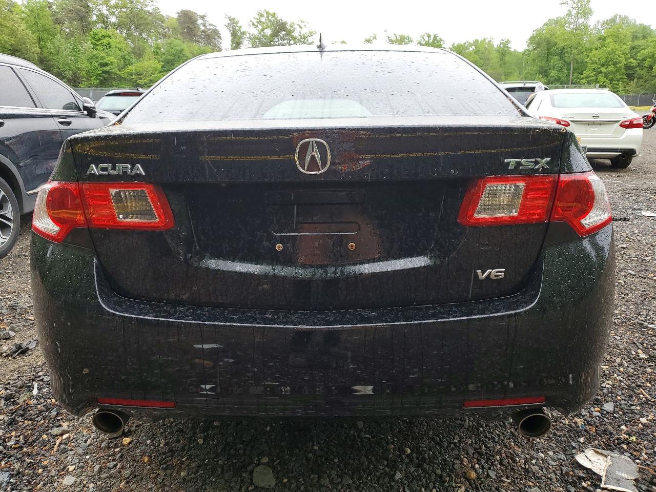 2010 Acura Tsx Black vin: JH4CU4F68AC002338
