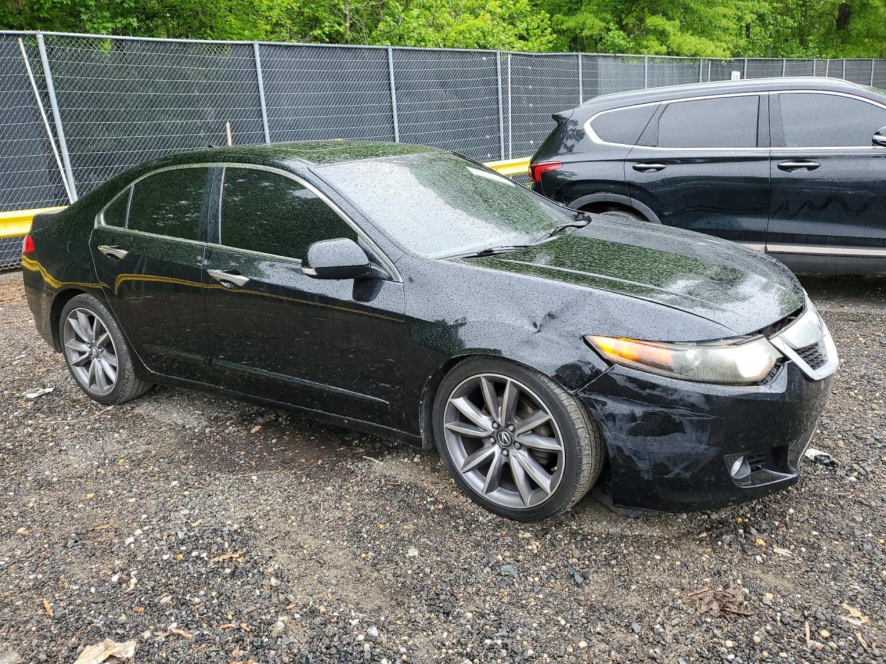 2010 Acura Tsx Black vin: JH4CU4F68AC002338