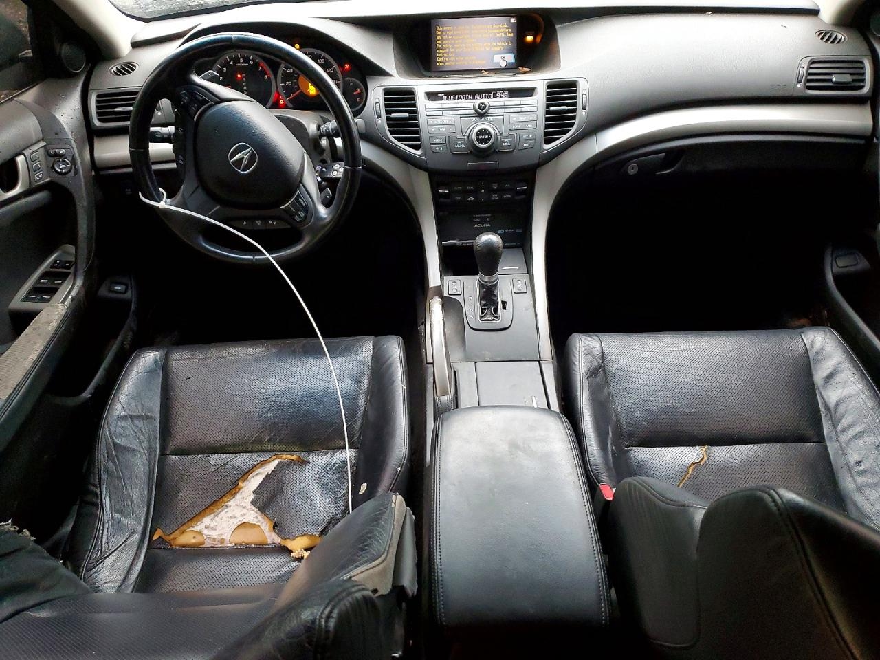 2010 Acura Tsx Black vin: JH4CU4F68AC002338