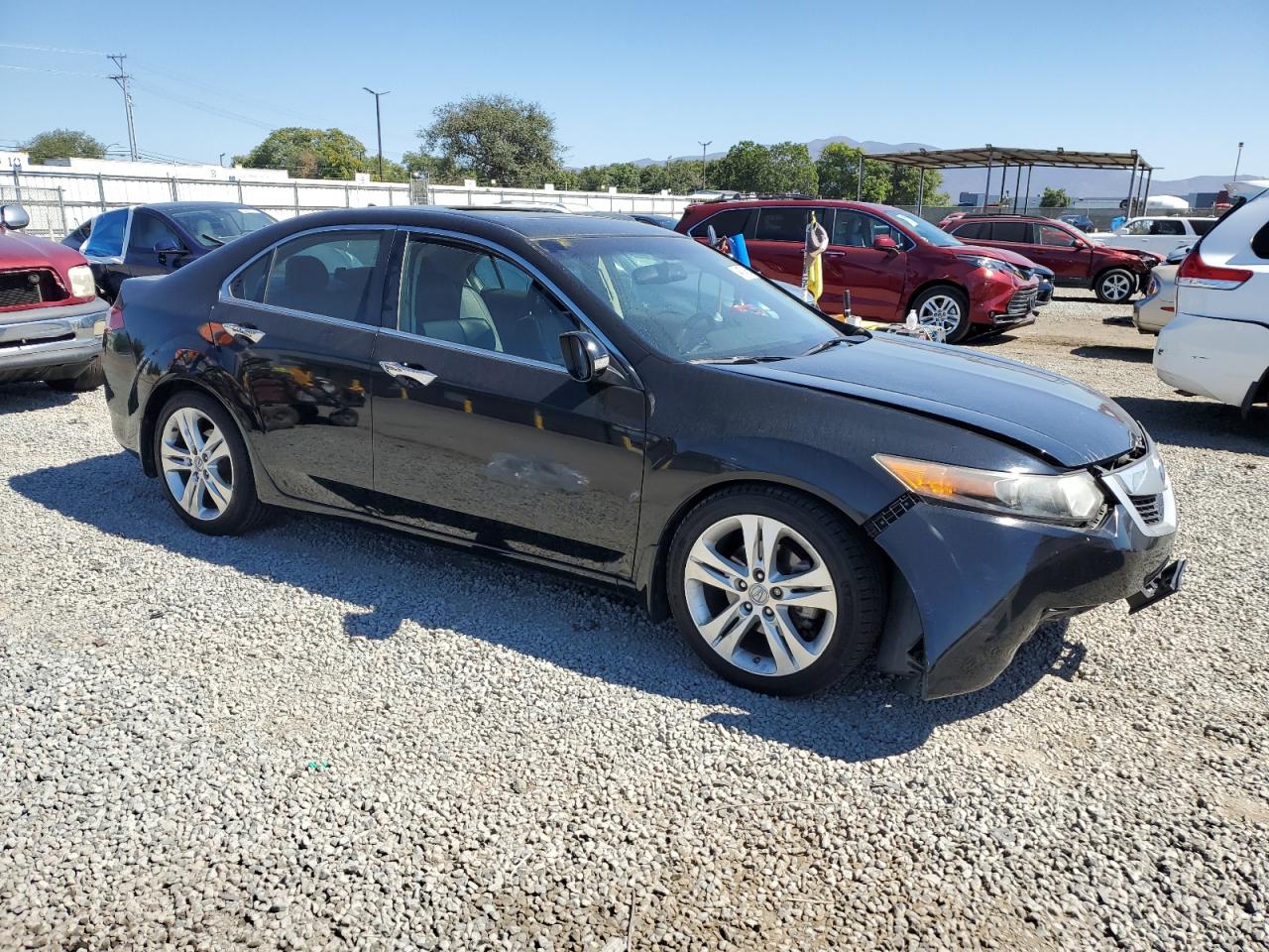 2010 Acura Tsx Black vin: JH4CU4F69AC001067