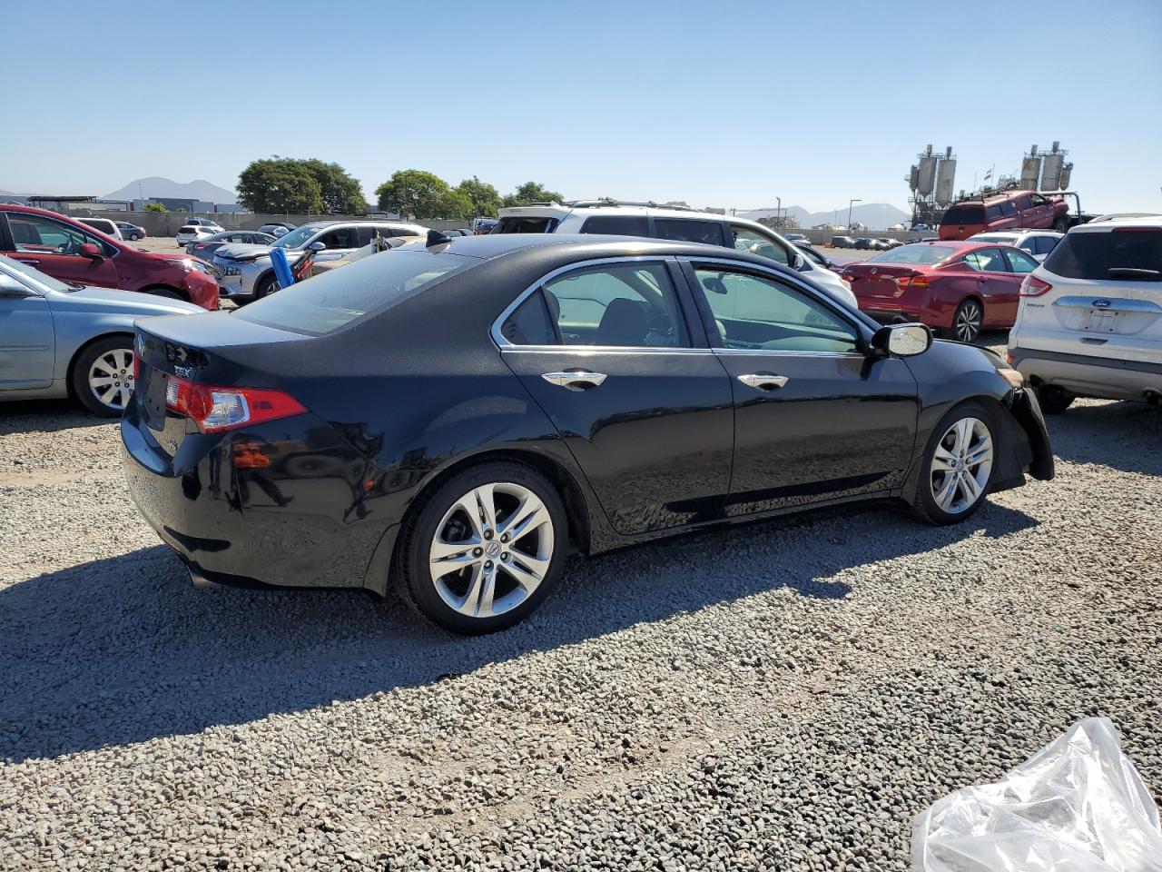 2010 Acura Tsx Black vin: JH4CU4F69AC001067