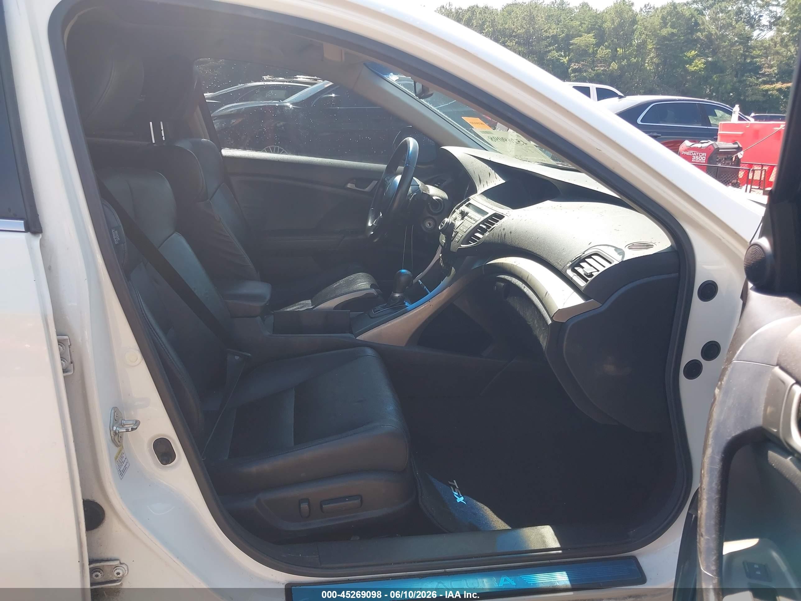 2010 Acura Tsx 3.5 White vin: JH4CU4F6XAC002888