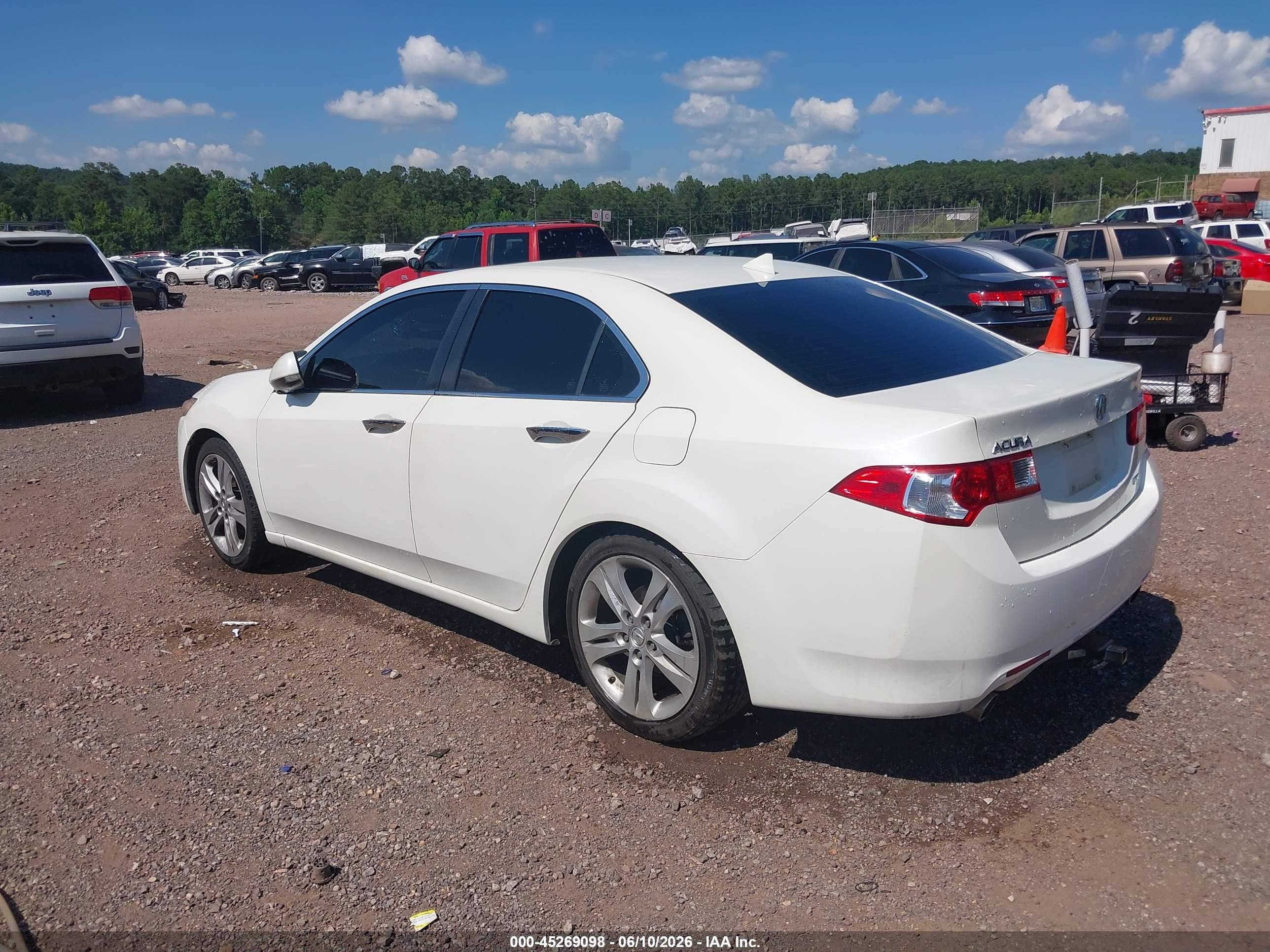 2010 Acura Tsx 3.5 White vin: JH4CU4F6XAC002888