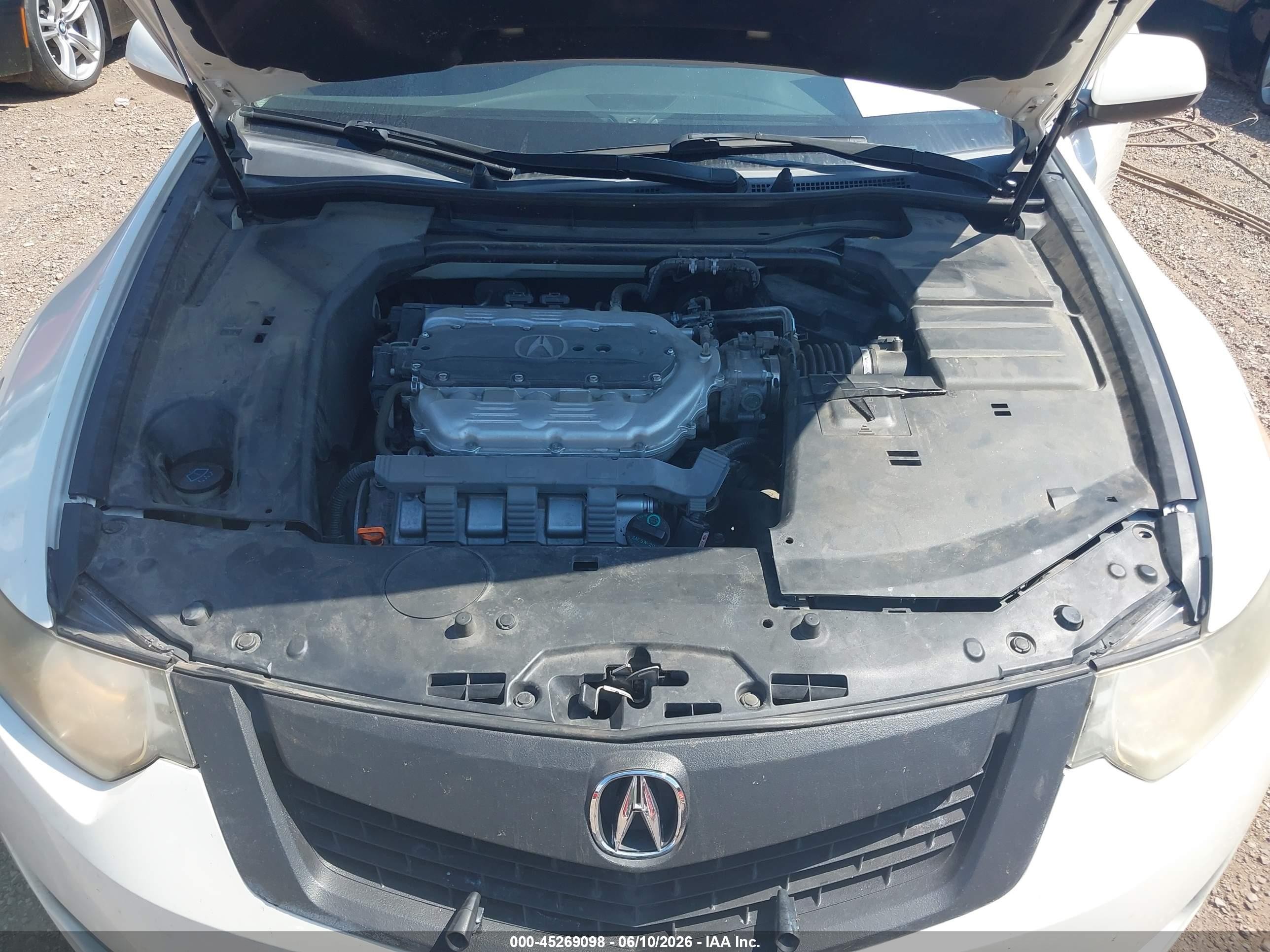 2010 Acura Tsx 3.5 White vin: JH4CU4F6XAC002888