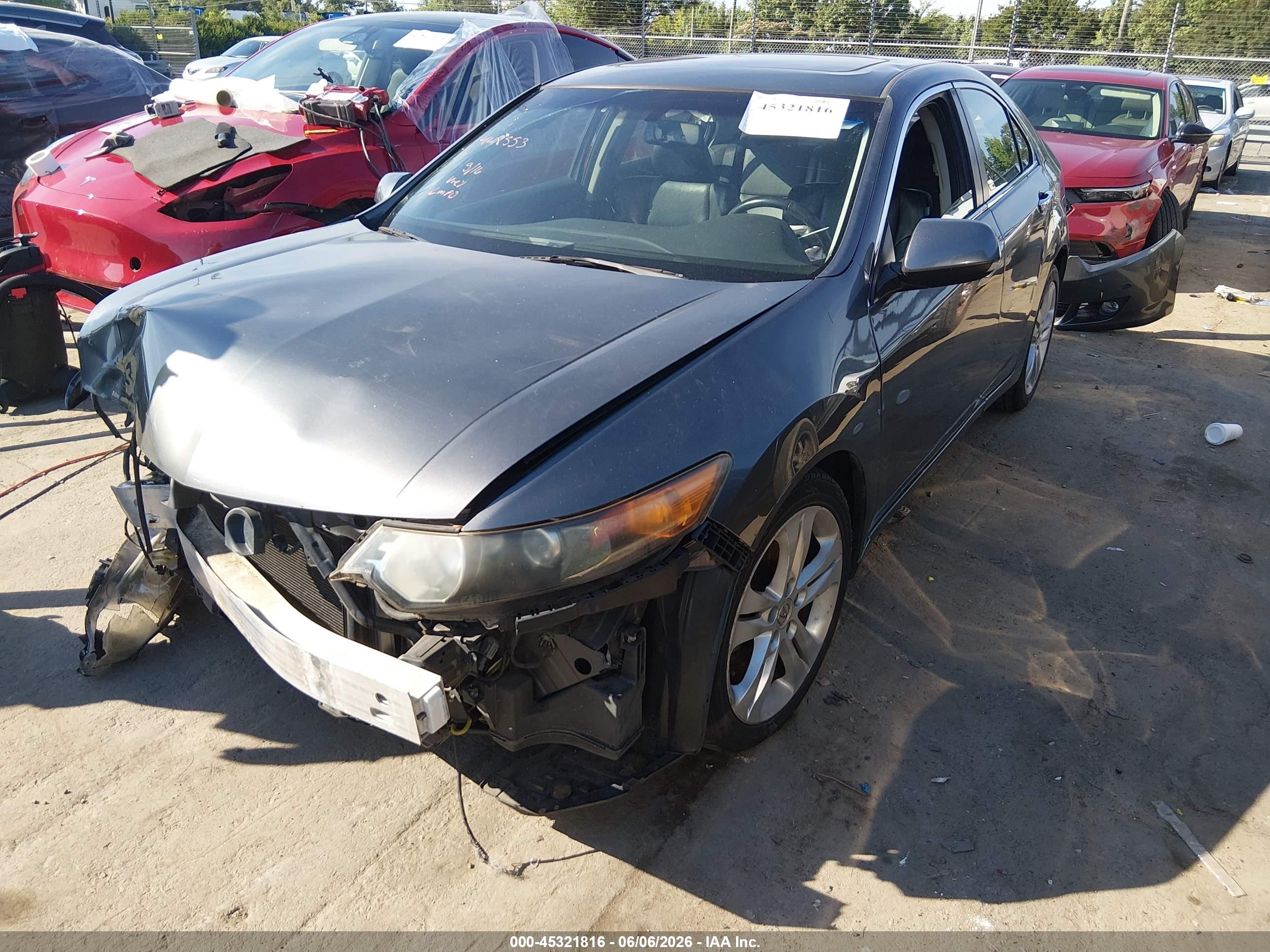 2010 Acura Tsx 3.5 Gray vin: JH4CU4F6XAC003491