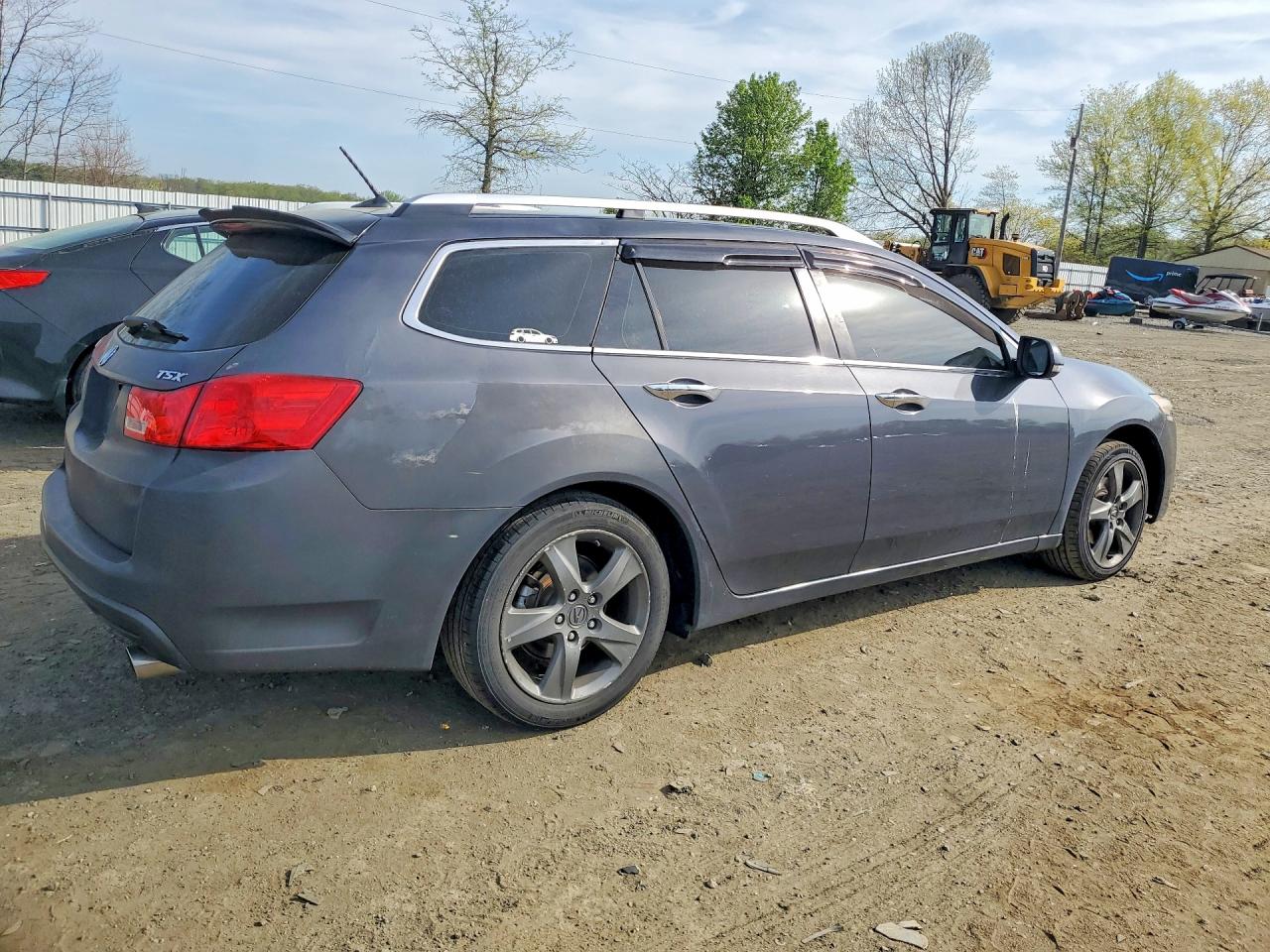 2013 Acura Tsx Gray vin: JH4CW2H50DC000364