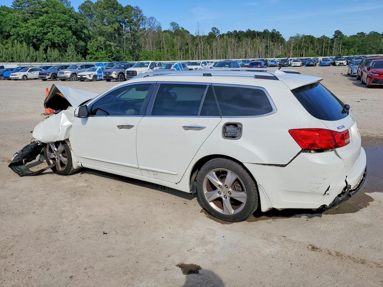 2013 Acura Tsx White vin: JH4CW2H50DC000655
