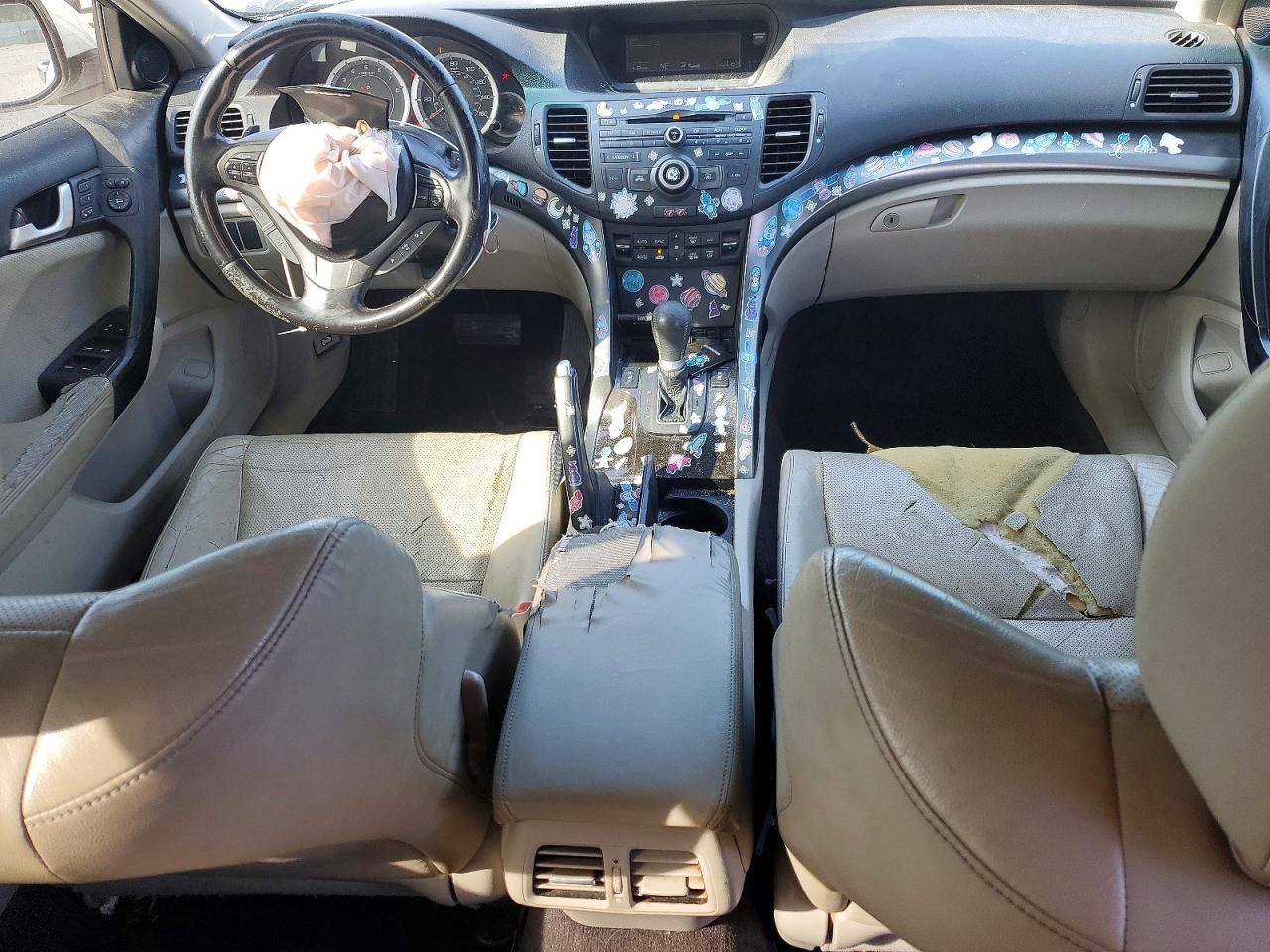 2013 Acura Tsx White vin: JH4CW2H50DC000655