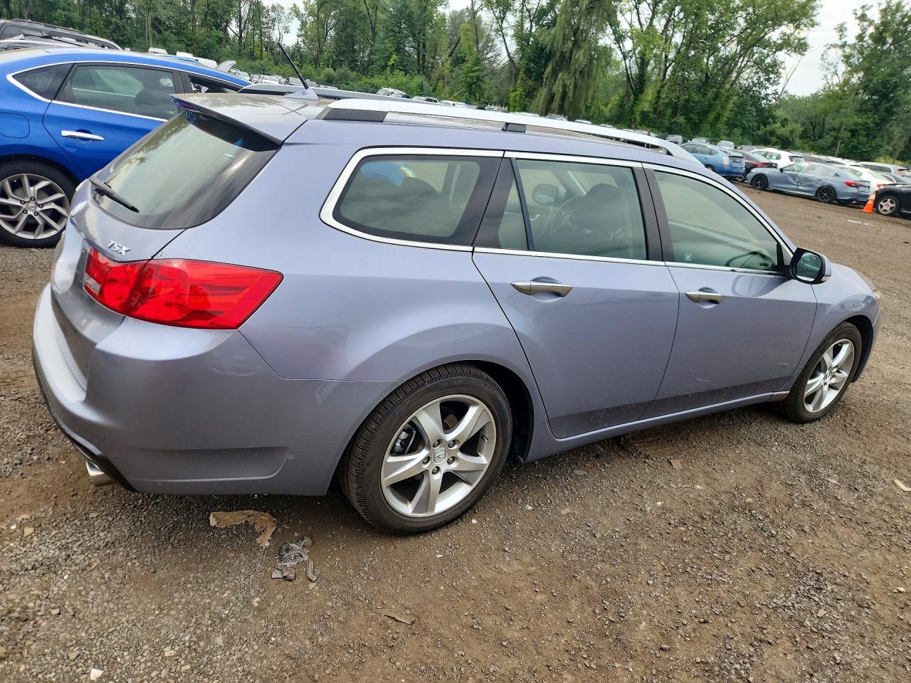 2012 Acura Tsx Silver vin: JH4CW2H54CC005243
