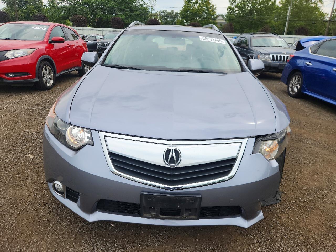 2012 Acura Tsx Silver vin: JH4CW2H54CC005243