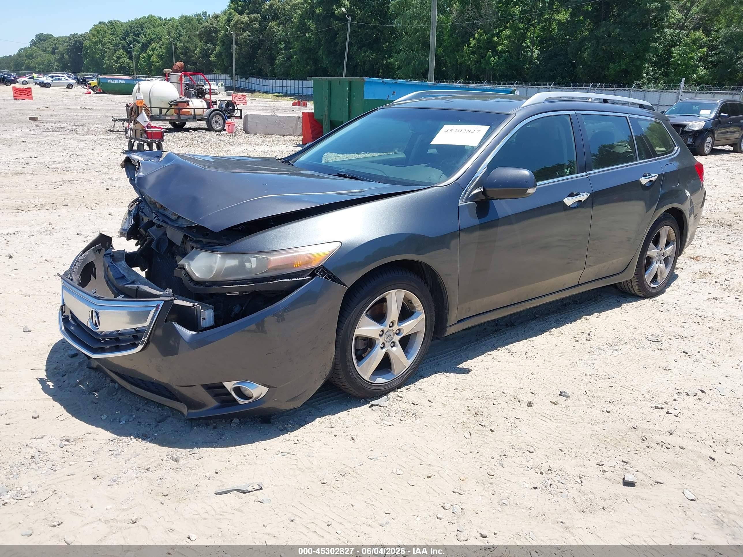 2012 Acura Tsx 2.4 Gray vin: JH4CW2H56CC004403