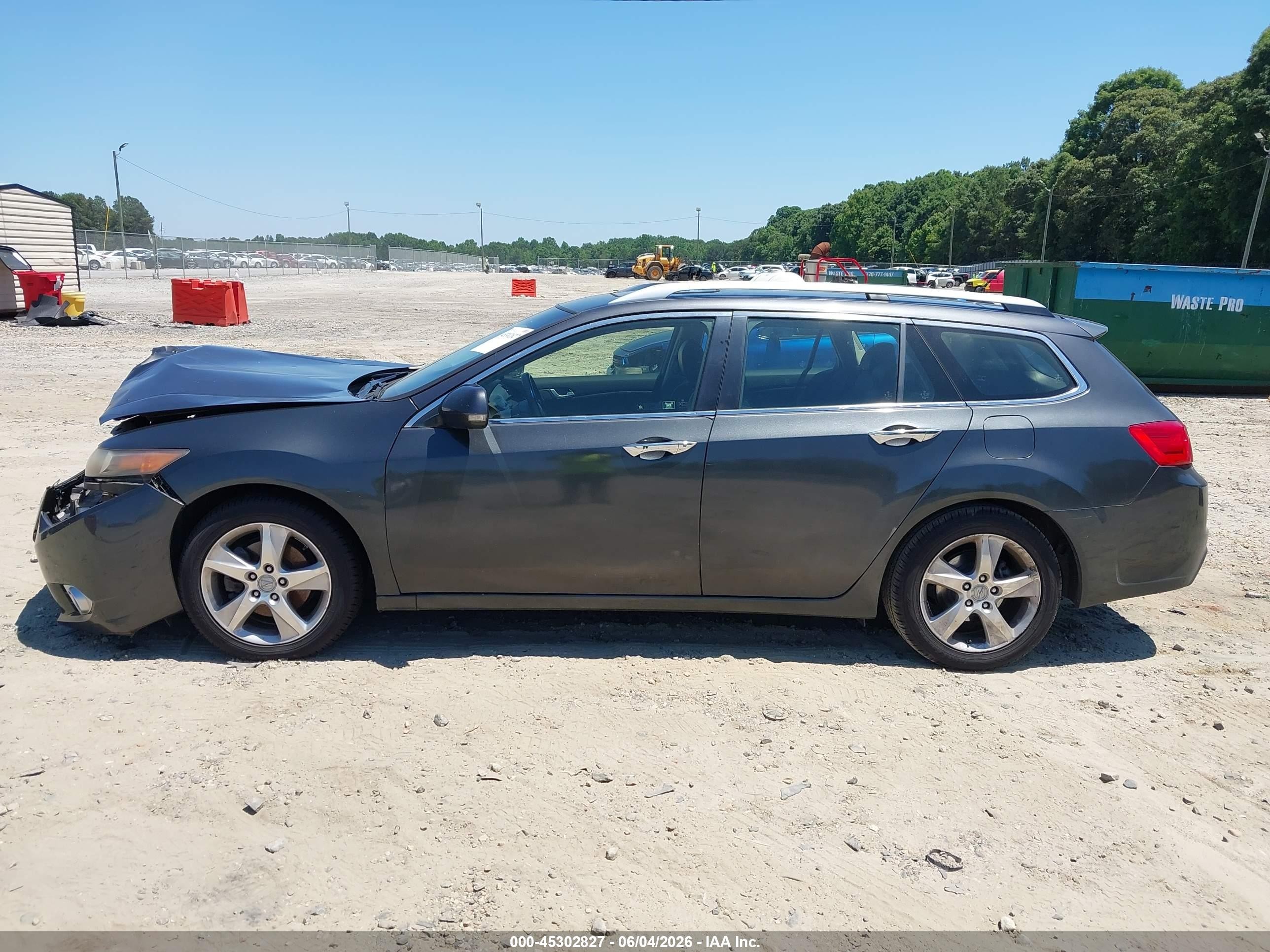 2012 Acura Tsx 2.4 Gray vin: JH4CW2H56CC004403