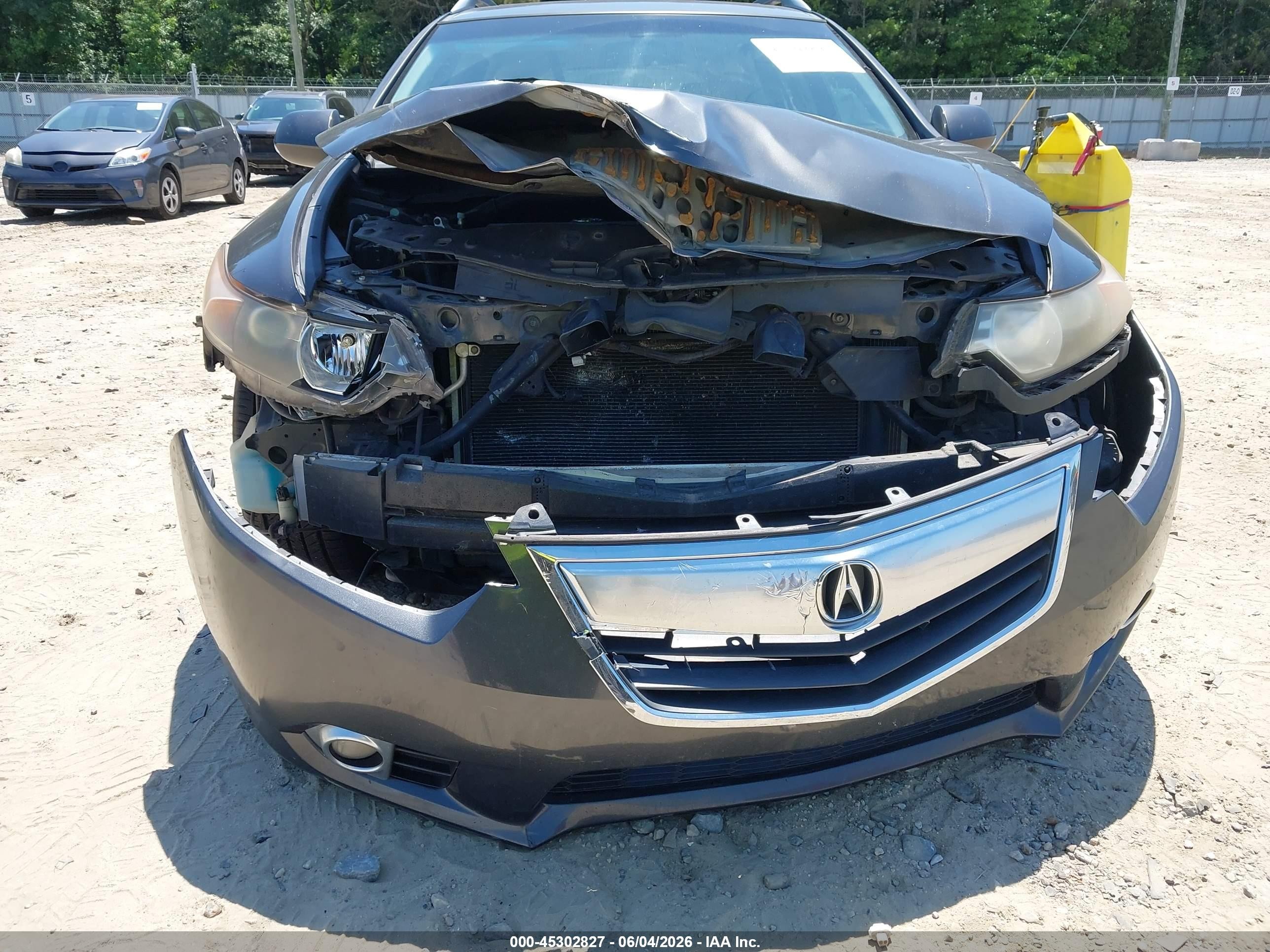 2012 Acura Tsx 2.4 Gray vin: JH4CW2H56CC004403