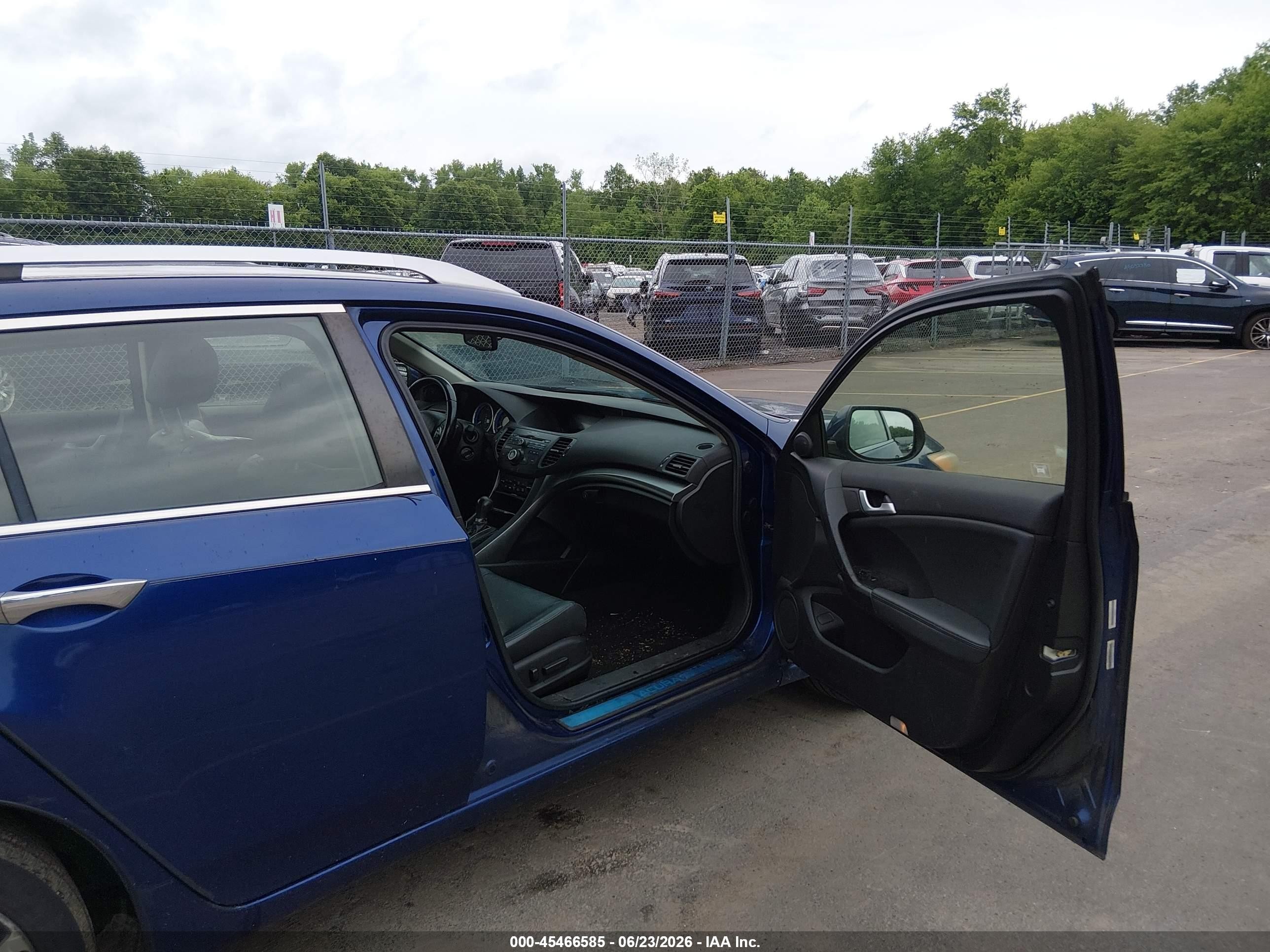 2012 Acura Tsx 2.4 Blue vin: JH4CW2H57CC000473