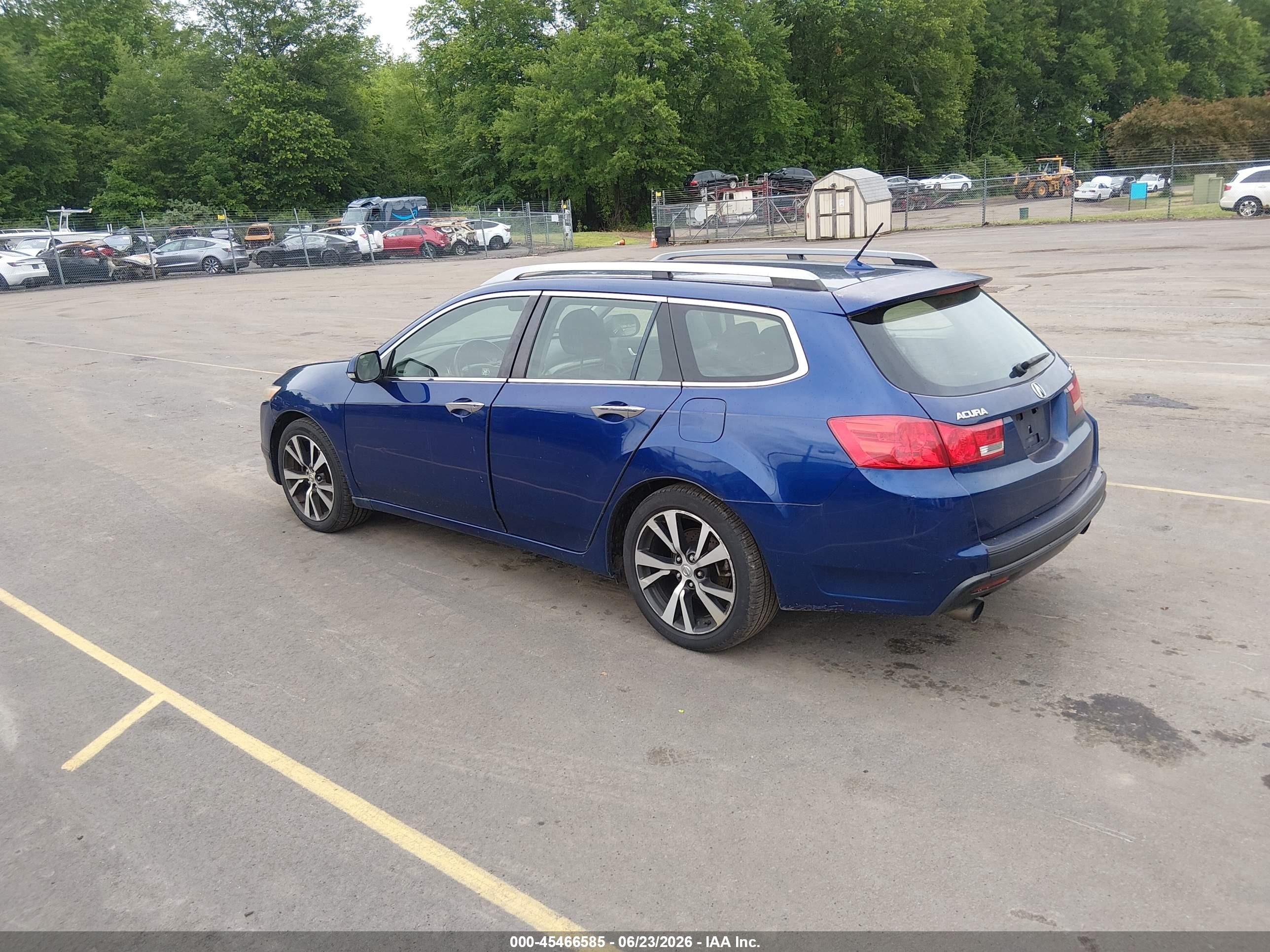 2012 Acura Tsx 2.4 Blue vin: JH4CW2H57CC000473