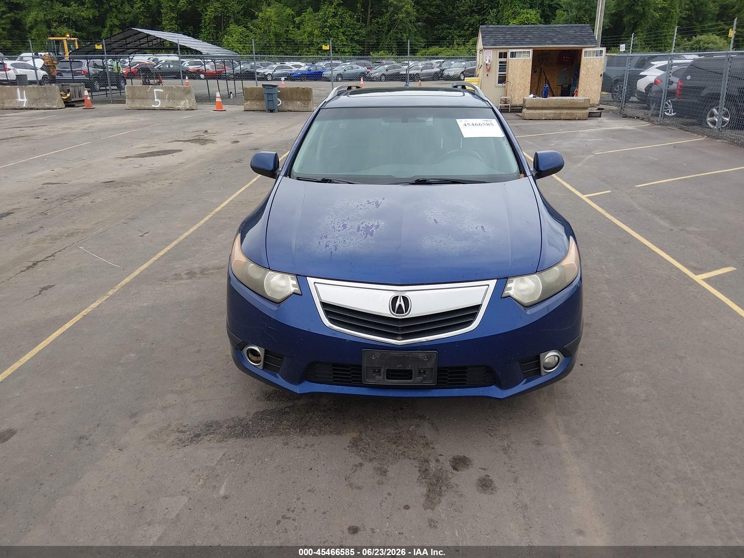 2012 Acura Tsx 2.4 Blue vin: JH4CW2H57CC000473