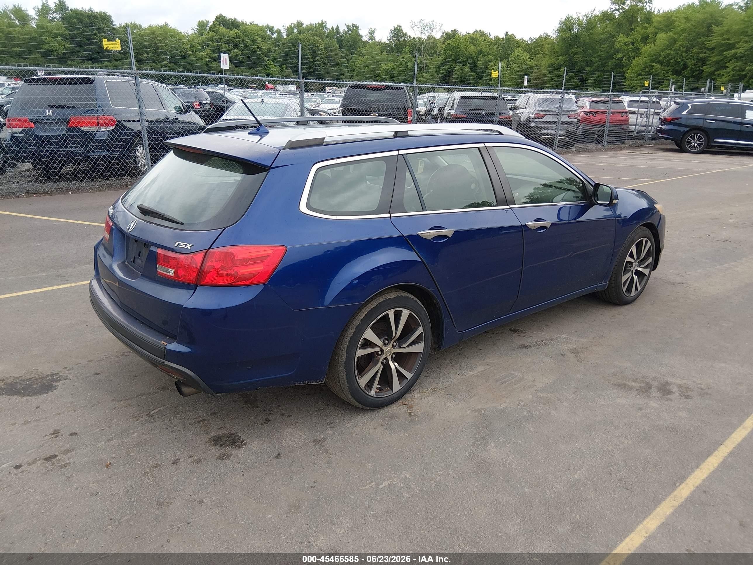 2012 Acura Tsx 2.4 Blue vin: JH4CW2H57CC000473