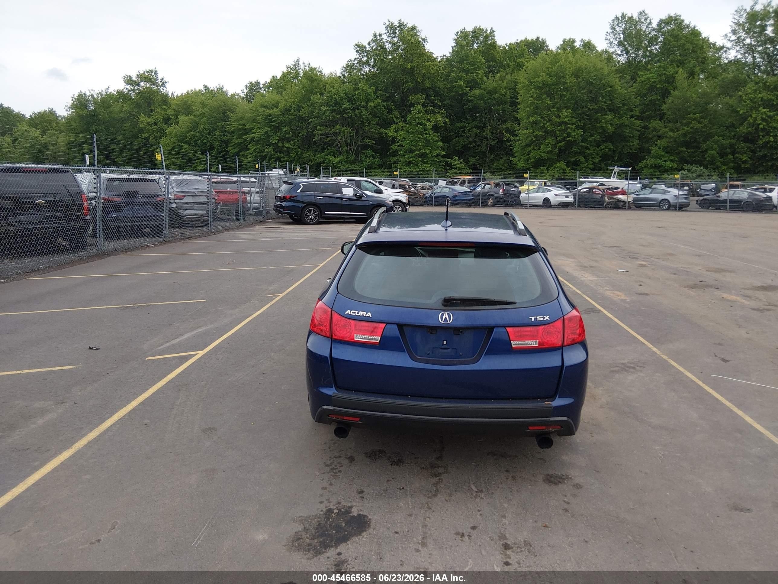 2012 Acura Tsx 2.4 Blue vin: JH4CW2H57CC000473