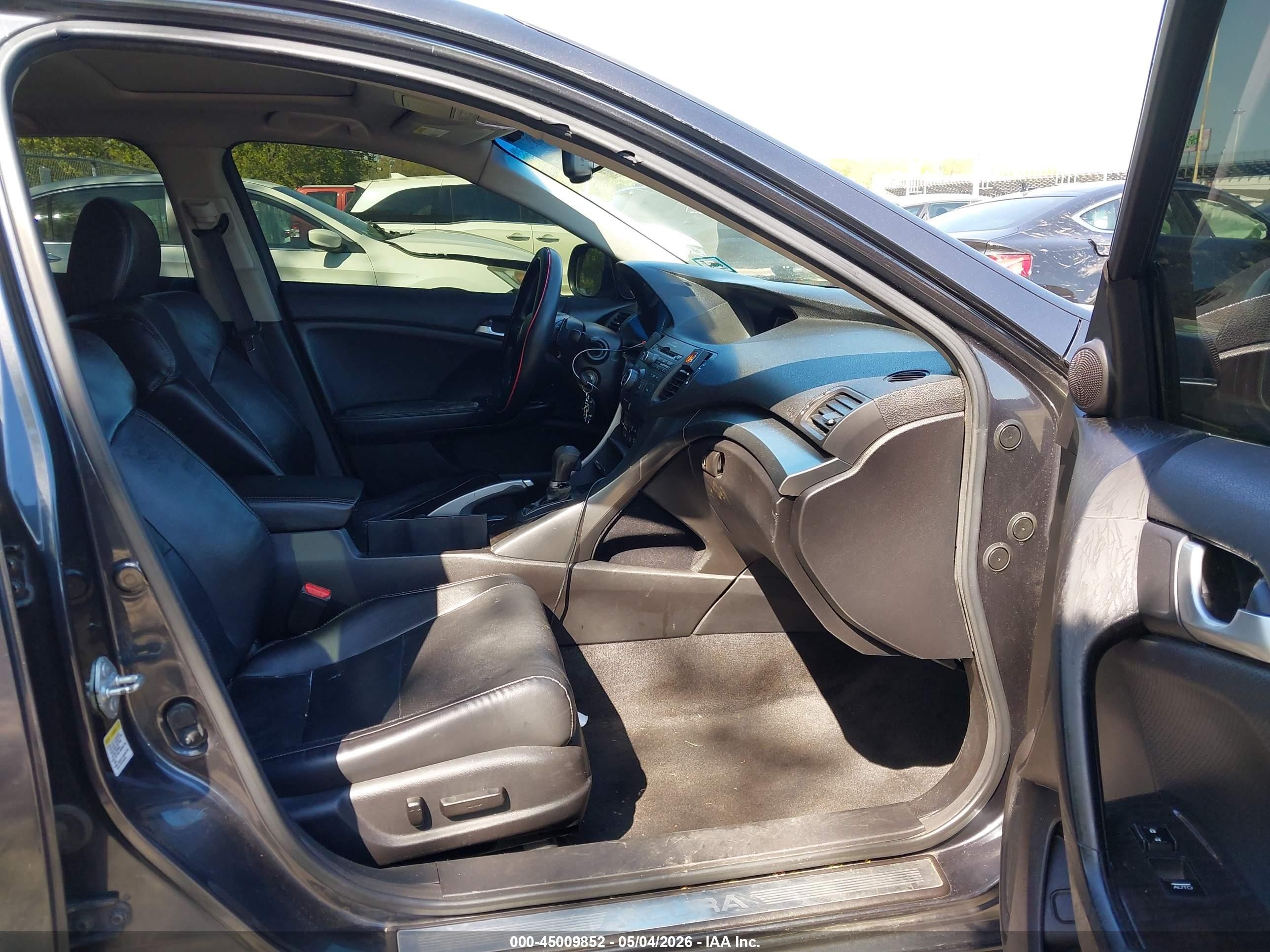 2012 Acura Tsx 2.4 Gray vin: JH4CW2H57CC003387