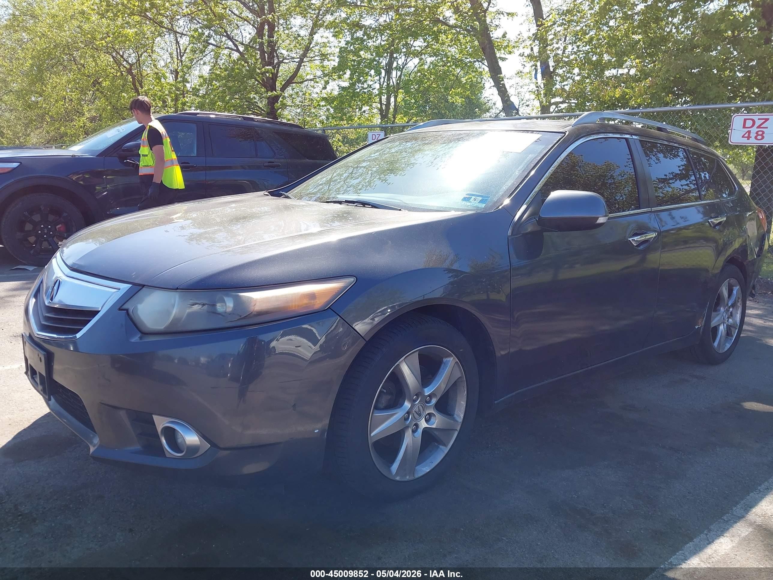 2012 Acura Tsx 2.4 Gray vin: JH4CW2H57CC003387