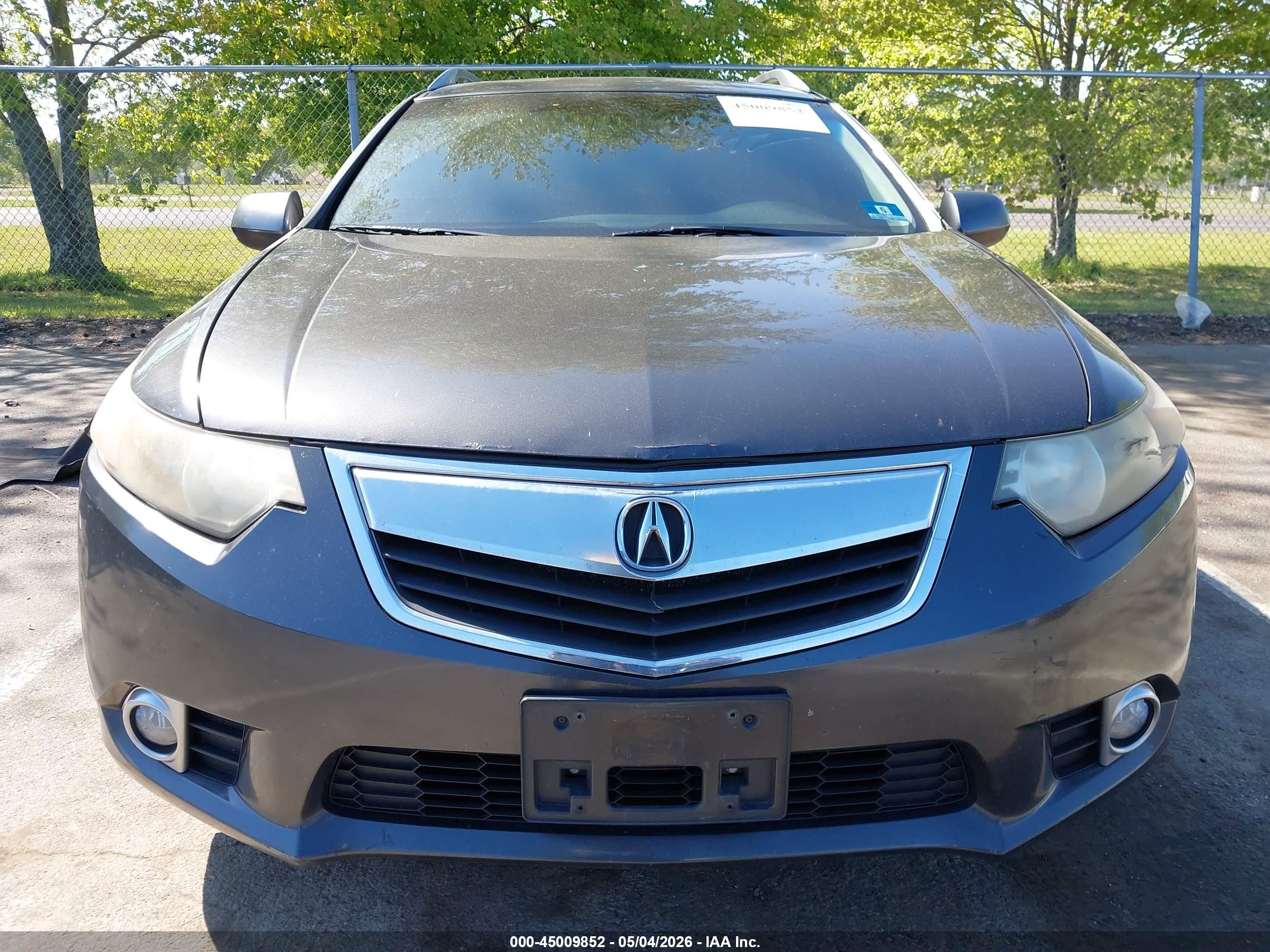 2012 Acura Tsx 2.4 Gray vin: JH4CW2H57CC003387