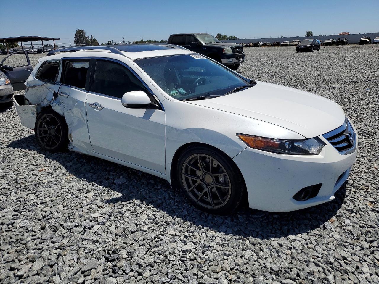 2012 Acura Tsx Белый vin: JH4CW2H59CC005139