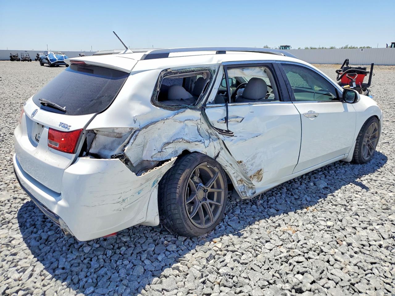 2012 Acura Tsx Белый vin: JH4CW2H59CC005139