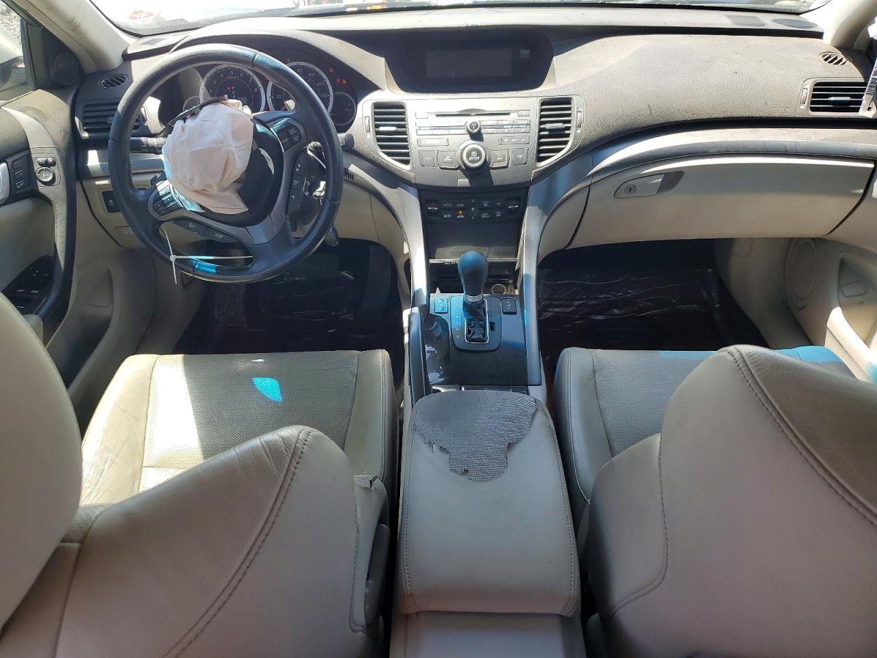 2012 Acura Tsx Белый vin: JH4CW2H59CC005139