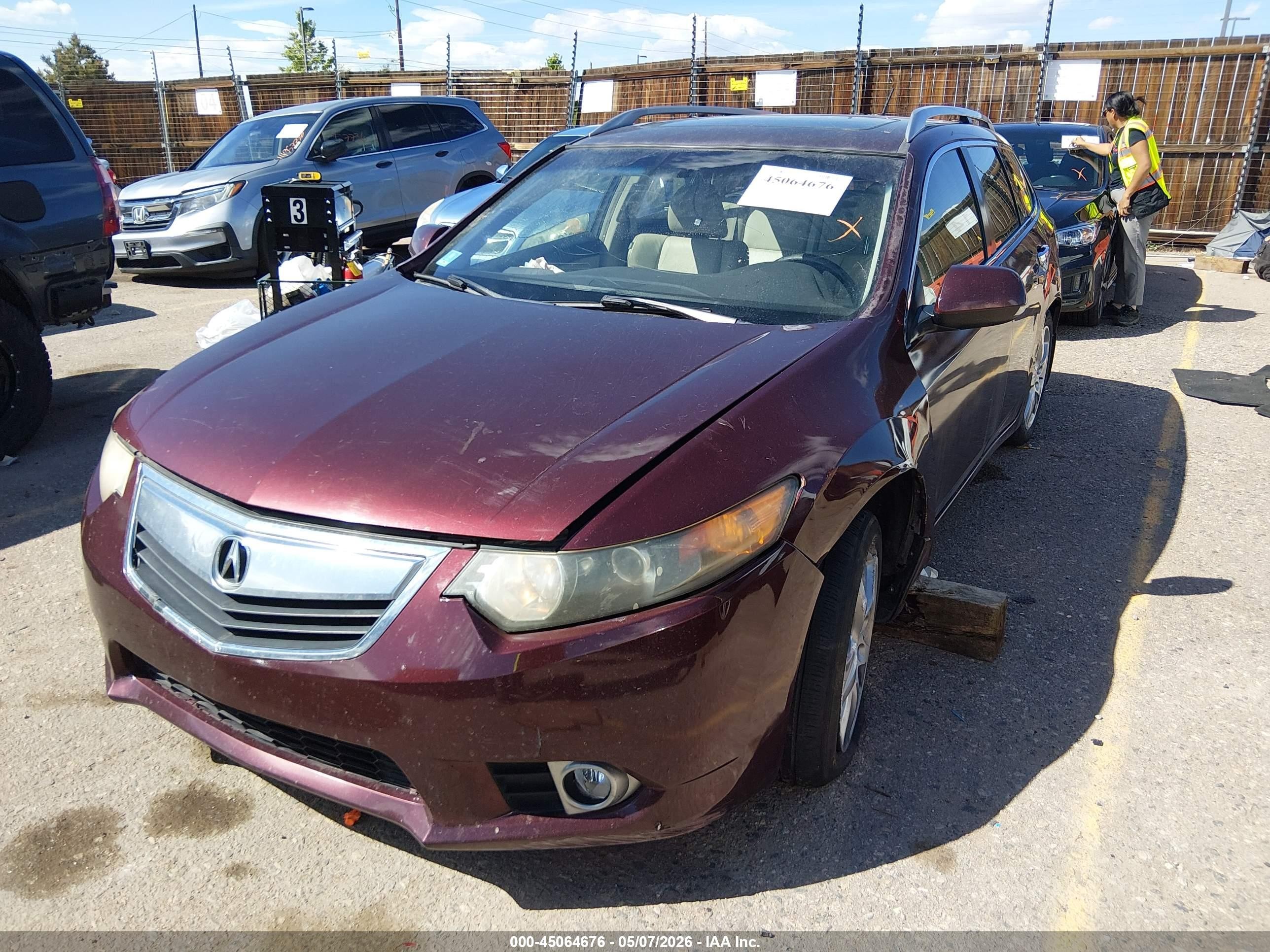 2012 Acura Tsx 2.4 Maroon vin: JH4CW2H61CC003295