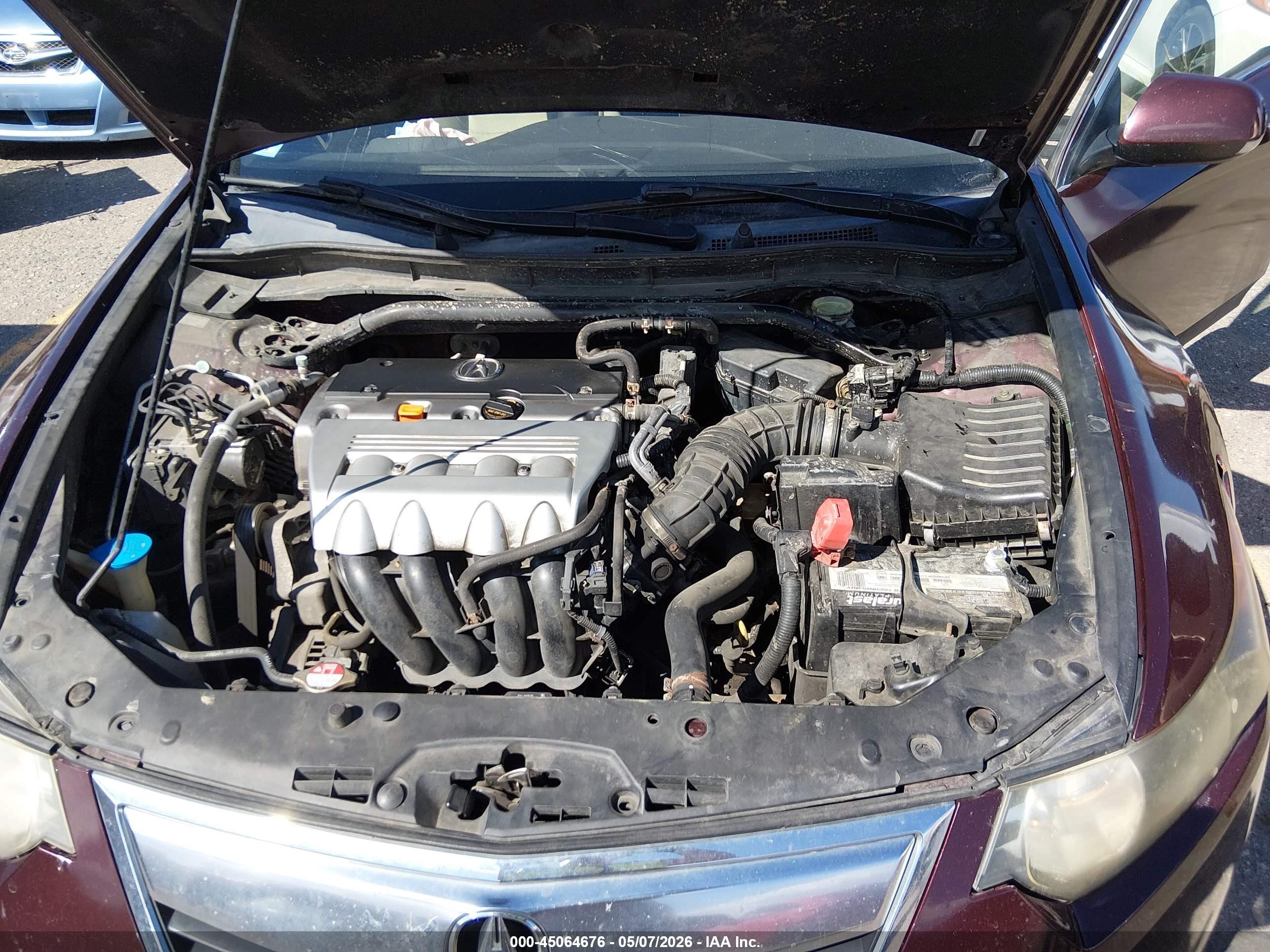 2012 Acura Tsx 2.4 Maroon vin: JH4CW2H61CC003295
