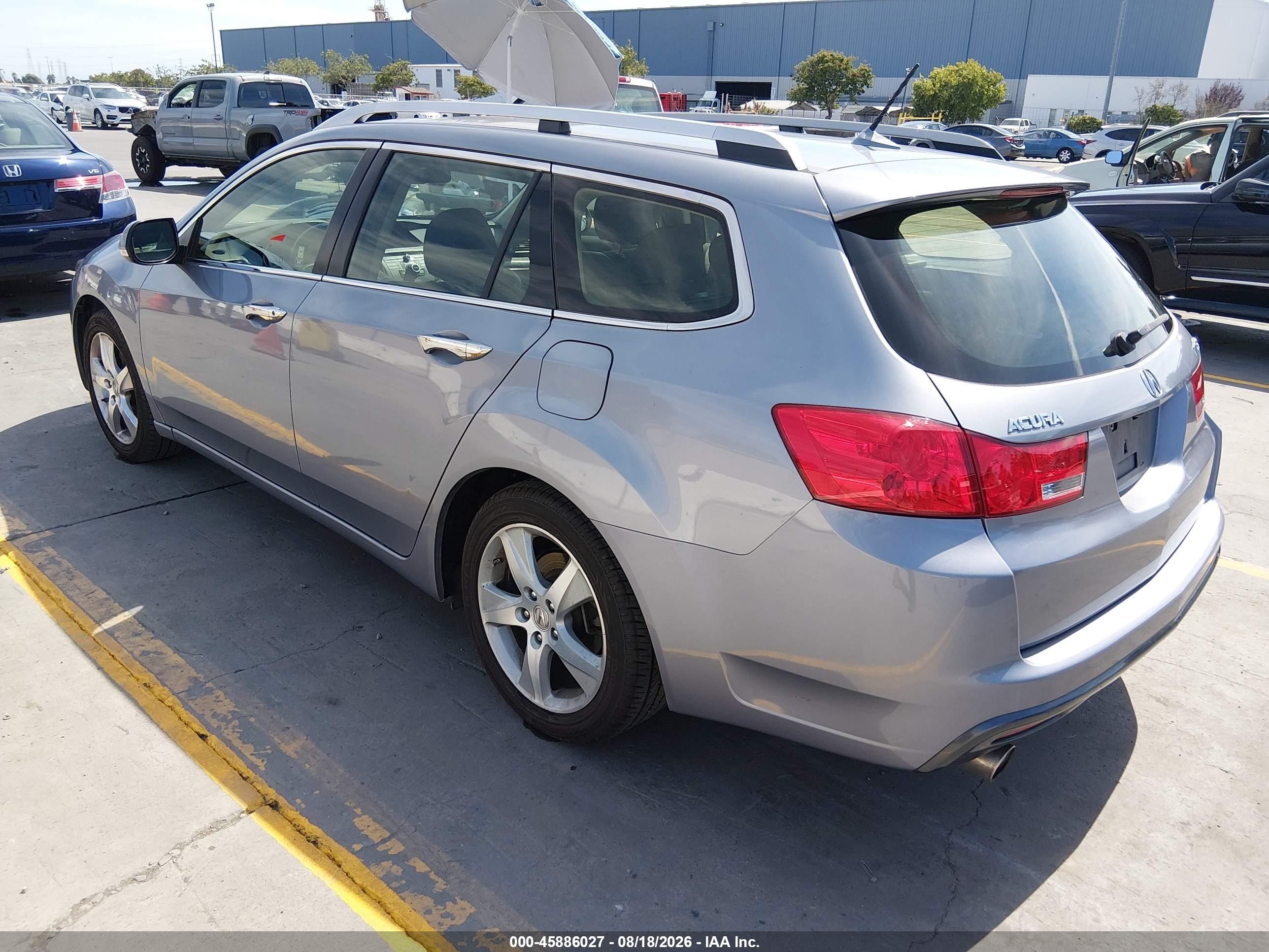 2012 Acura Tsx 2.4 Silver vin: JH4CW2H65CC004093