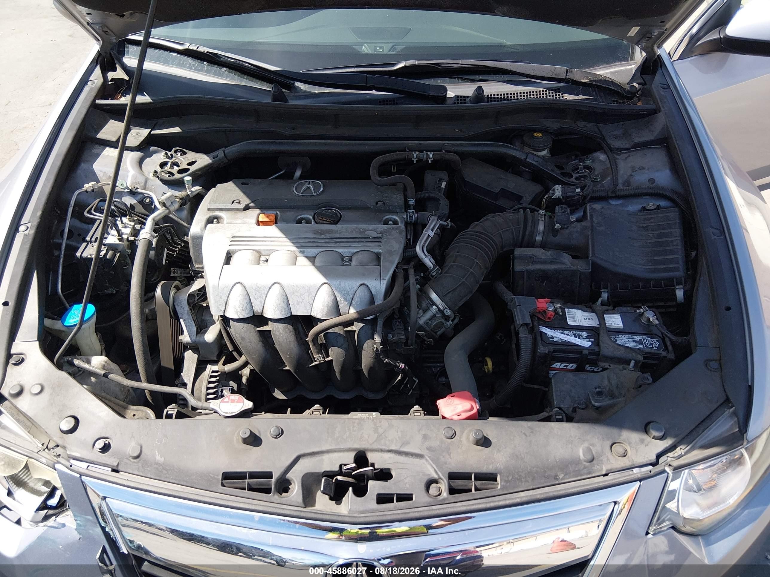 2012 Acura Tsx 2.4 Silver vin: JH4CW2H65CC004093