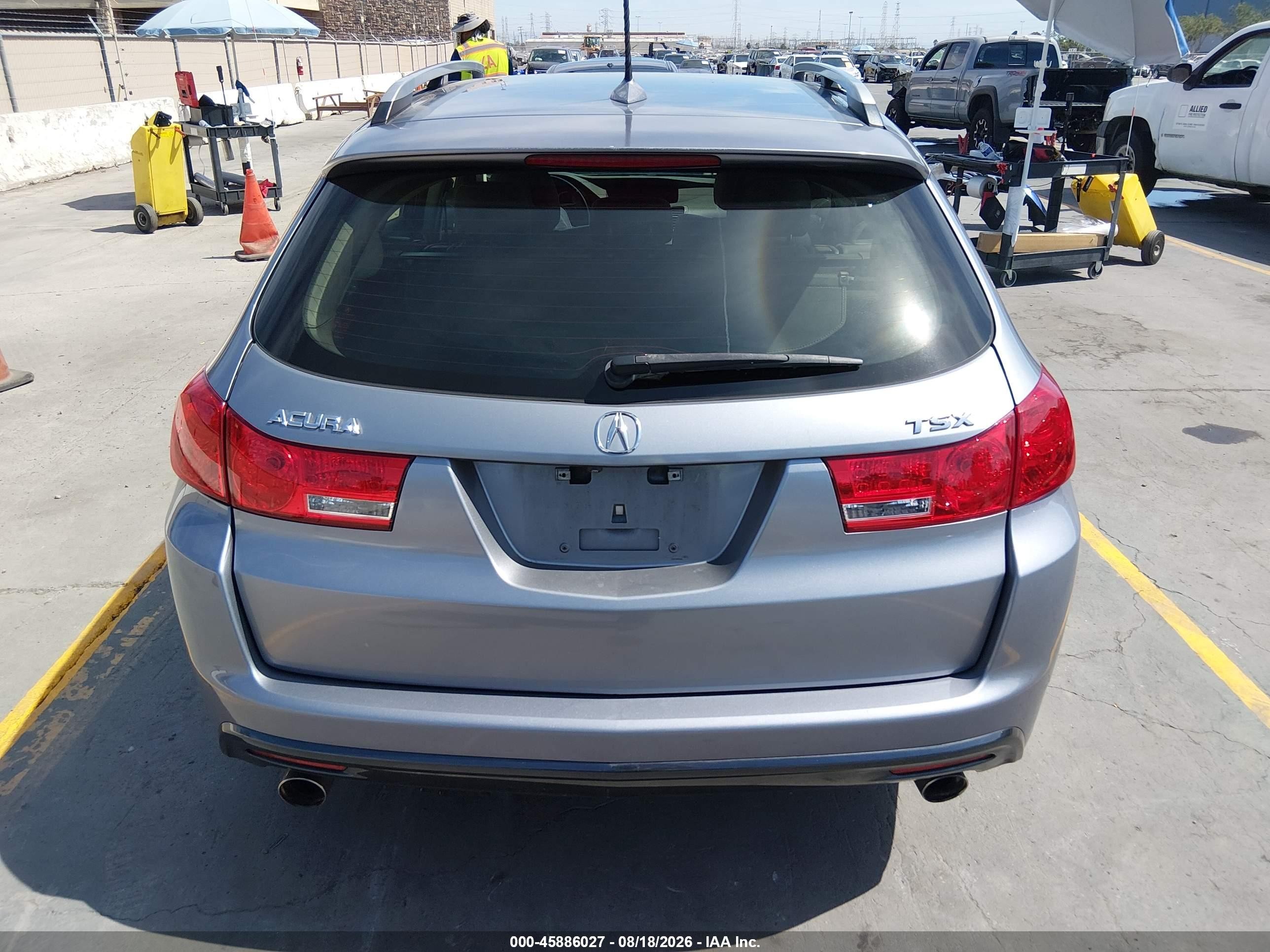 2012 Acura Tsx 2.4 Silver vin: JH4CW2H65CC004093