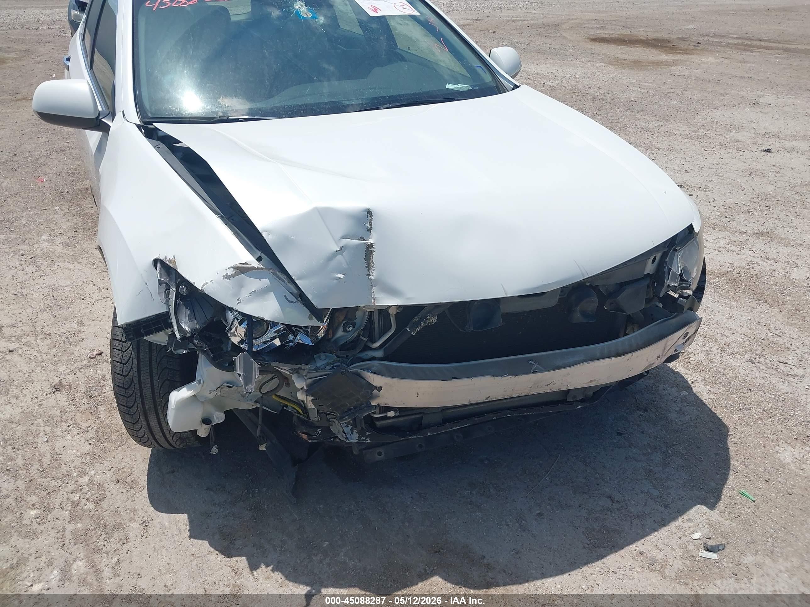 2014 Acura Tsx 2.4 White vin: JH4CW2H6XEC000639