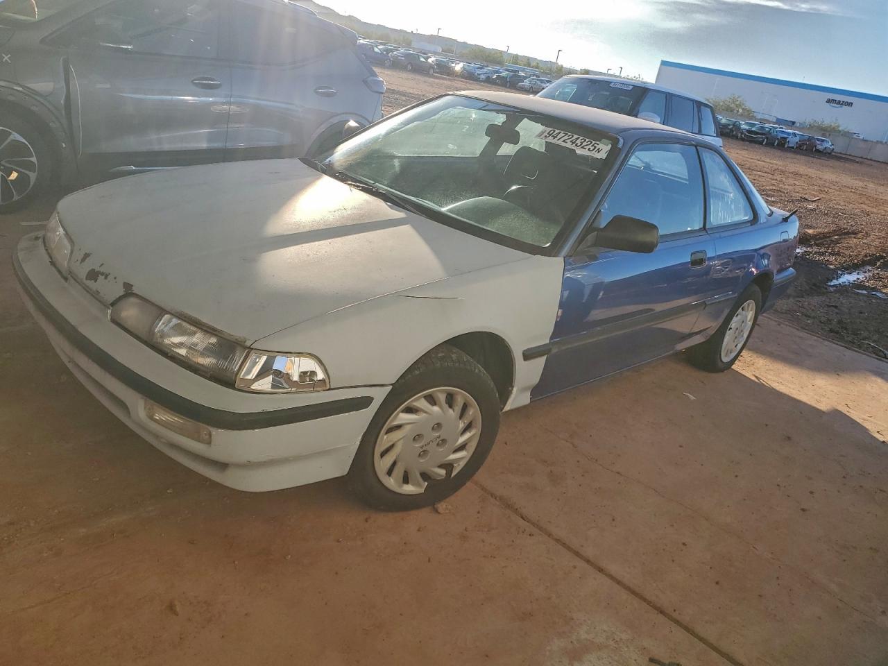 1992 Acura Integra Rs Синий vin: JH4DA9343NS017886