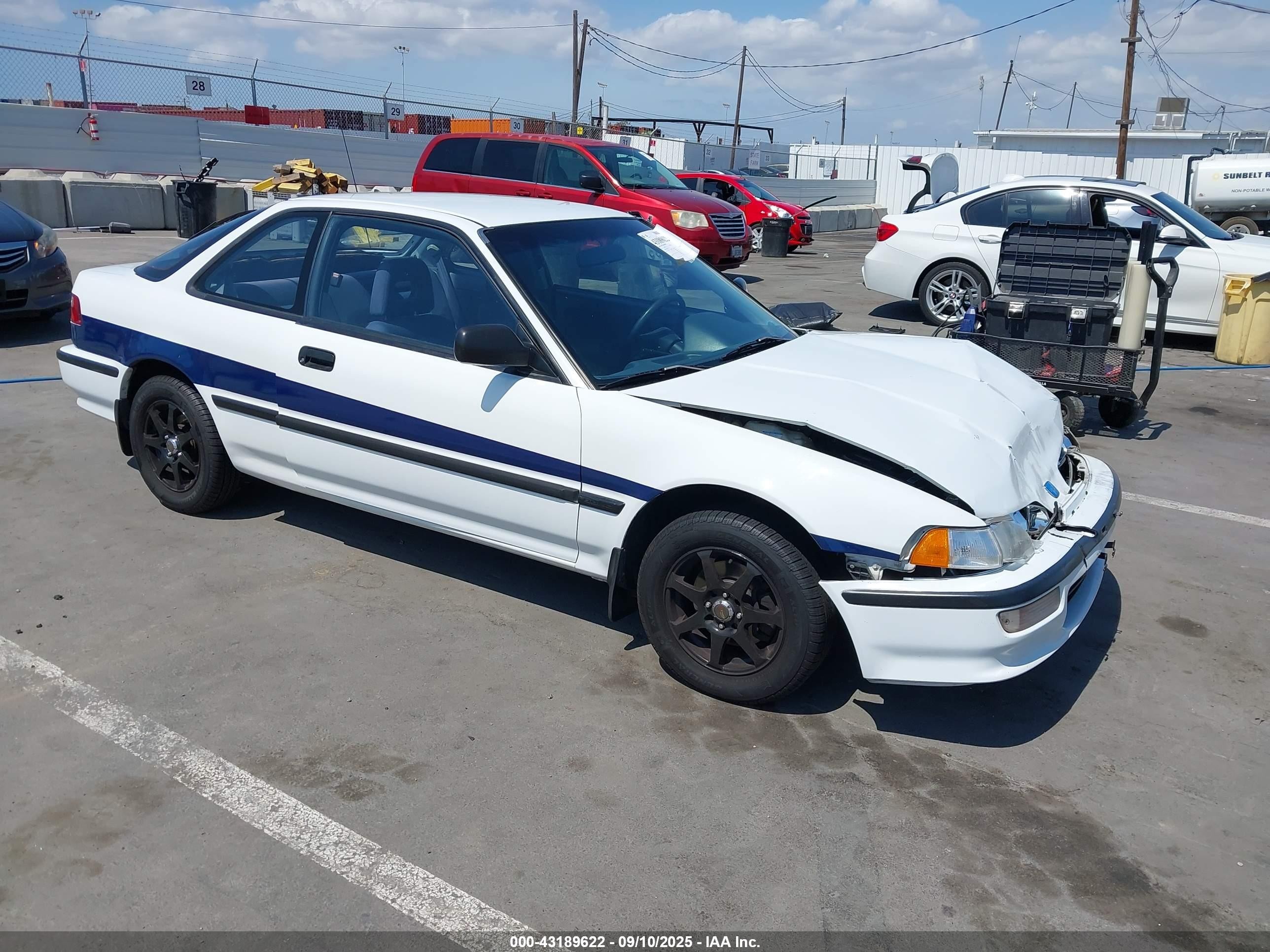 1992 Acura Integra Rs White vin: JH4DA9345NS014374