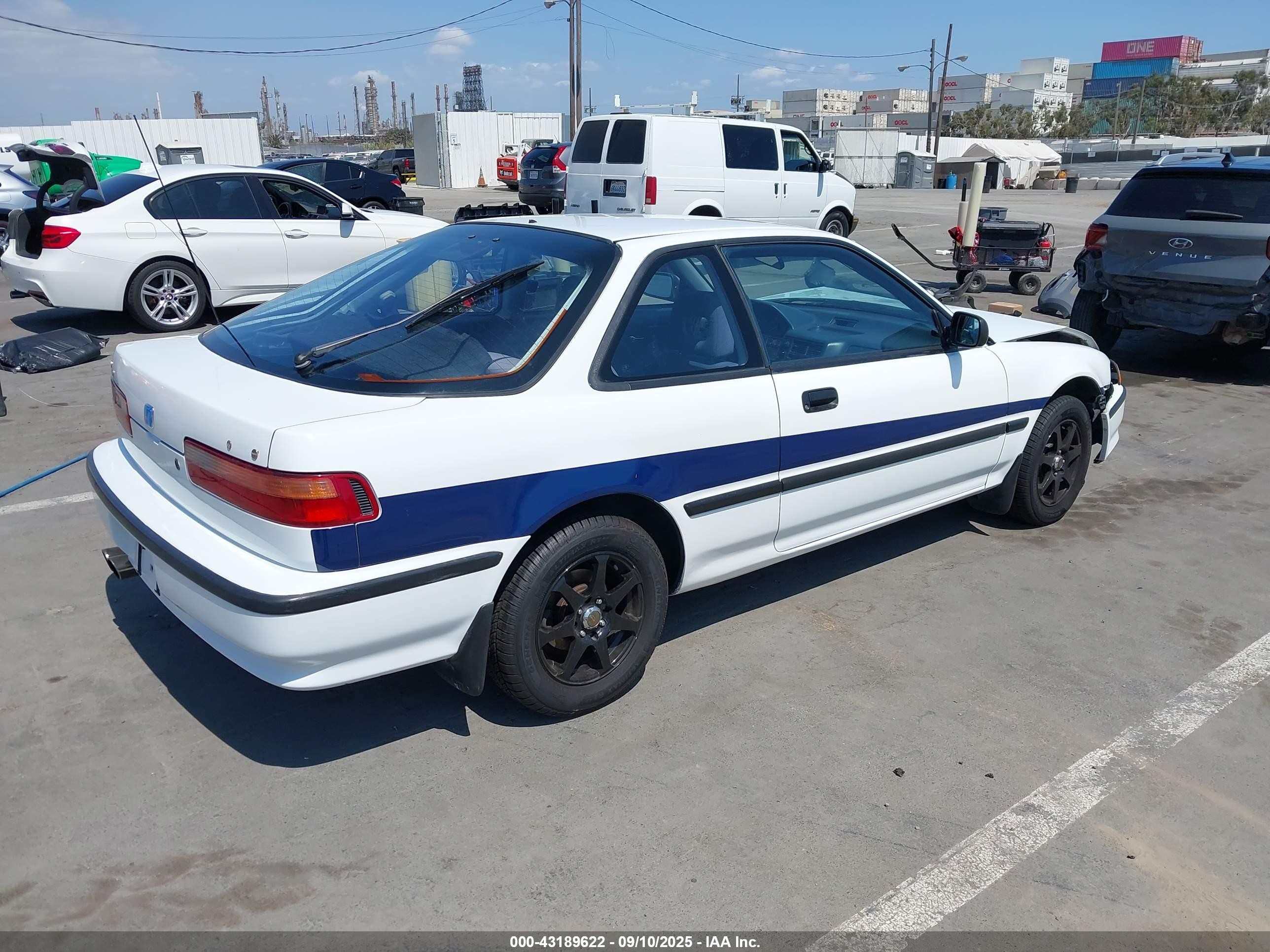 1992 Acura Integra Rs Белый vin: JH4DA9345NS014374