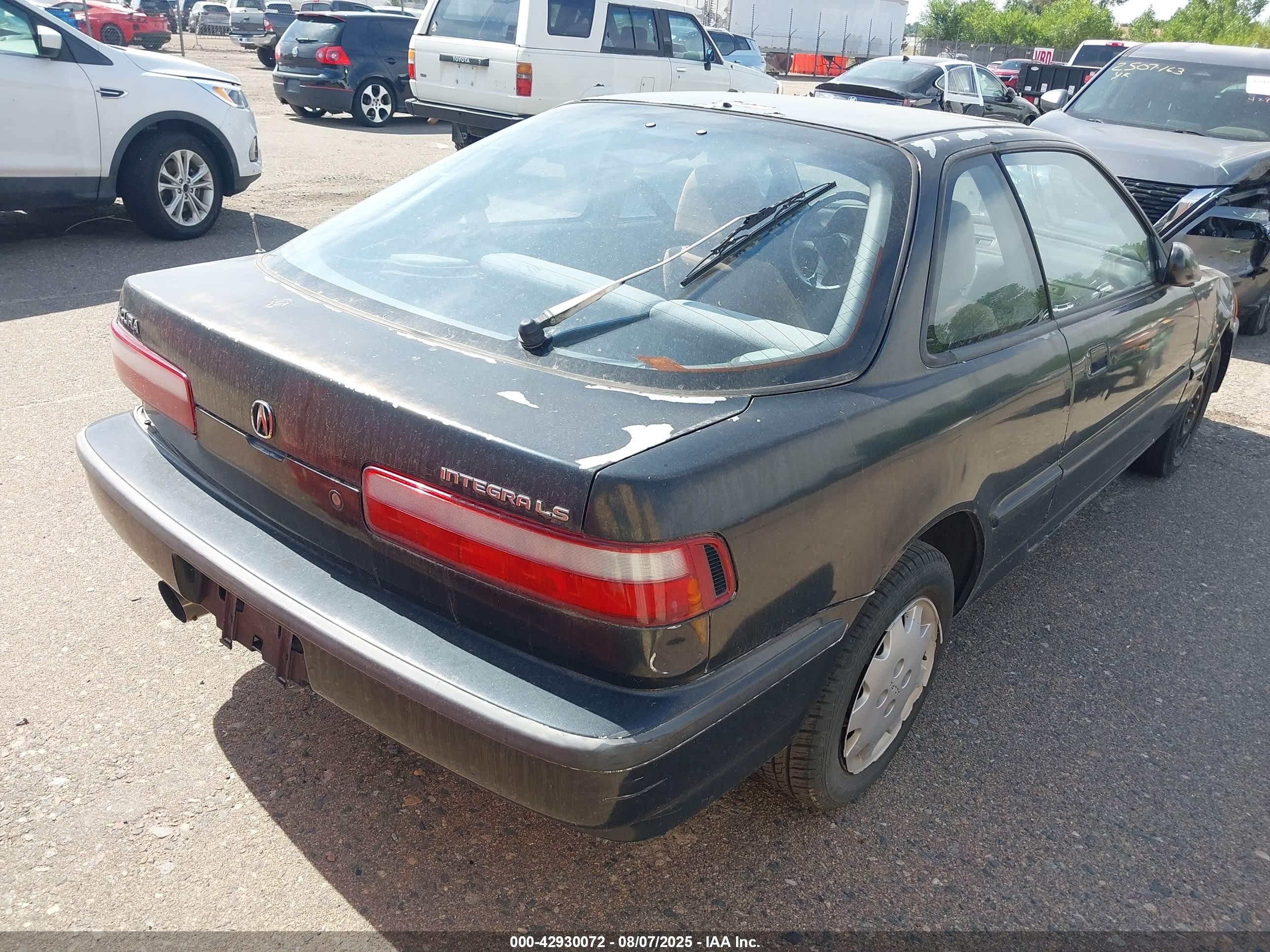 1991 Acura Integra Ls Brown vin: JH4DA9352MS019250
