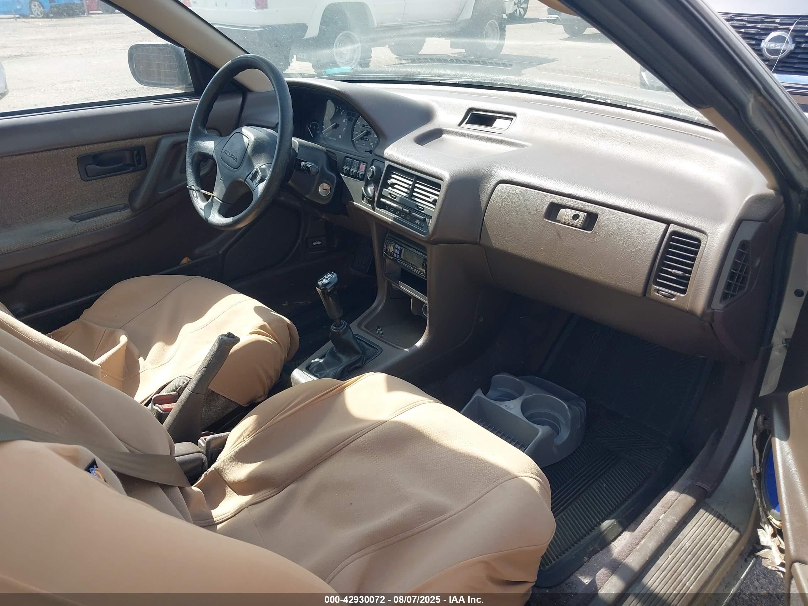 1991 Acura Integra Ls Brown vin: JH4DA9352MS019250